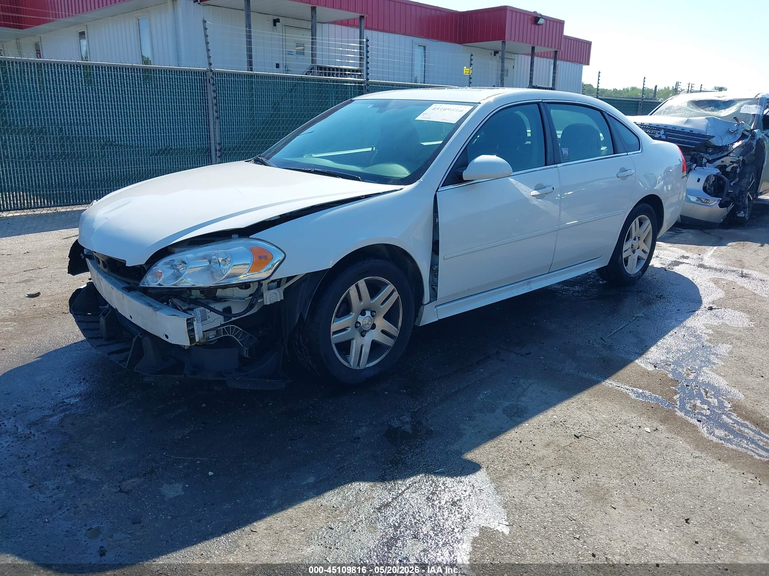 2014 Chevrolet Impala Limited Lt Белый vin: 2G1WB5E3XE1189880