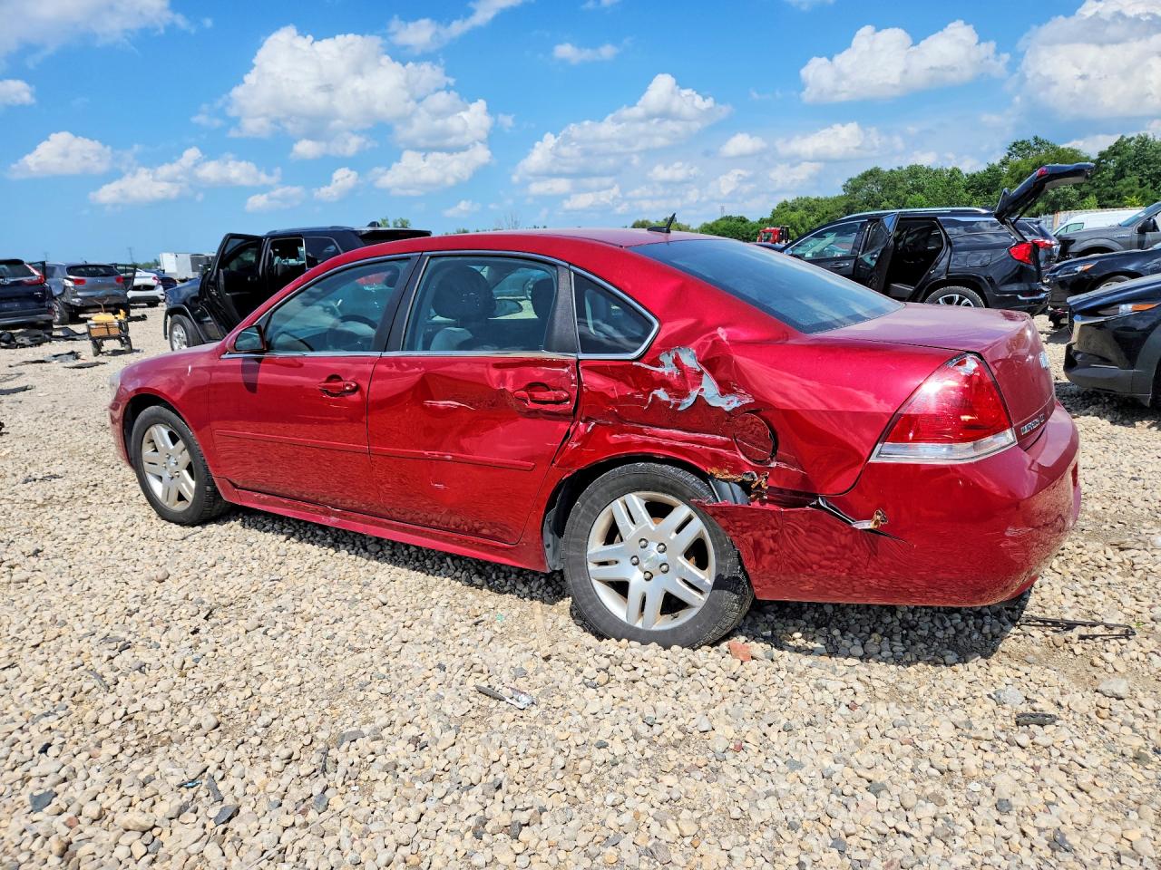 2015 Chevrolet Impala Limited Lt Red vin: 2G1WB5E3XF1153513