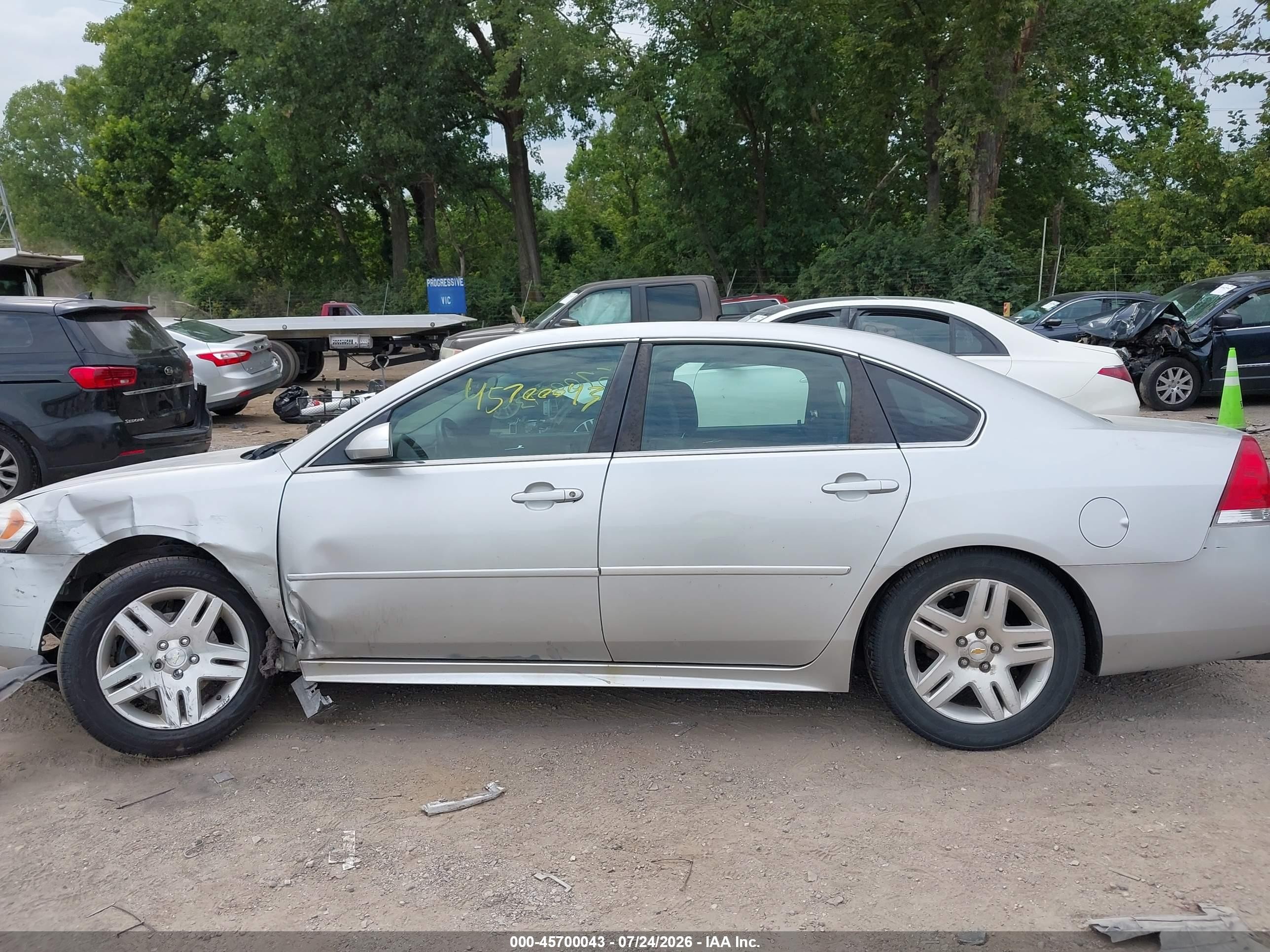 2015 Chevrolet Impala Limited Lt Silver vin: 2G1WB5E3XF1164186