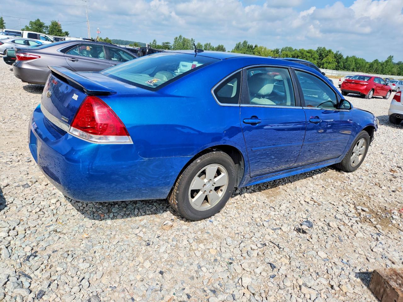 2010 Chevrolet Impala Lt Синий vin: 2G1WB5EK0A1152807