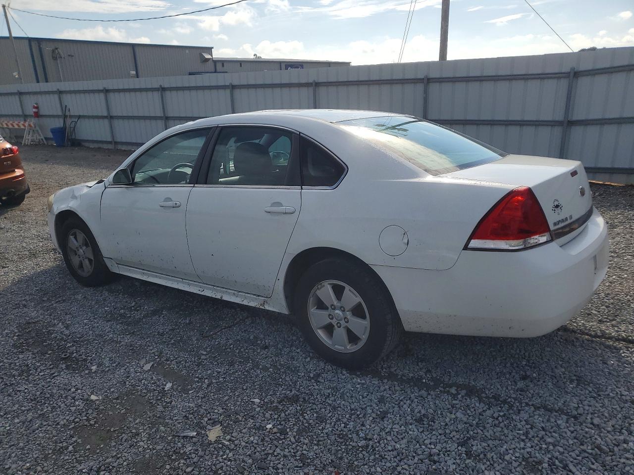2010 Chevrolet Impala Lt White vin: 2G1WB5EK0A1172135