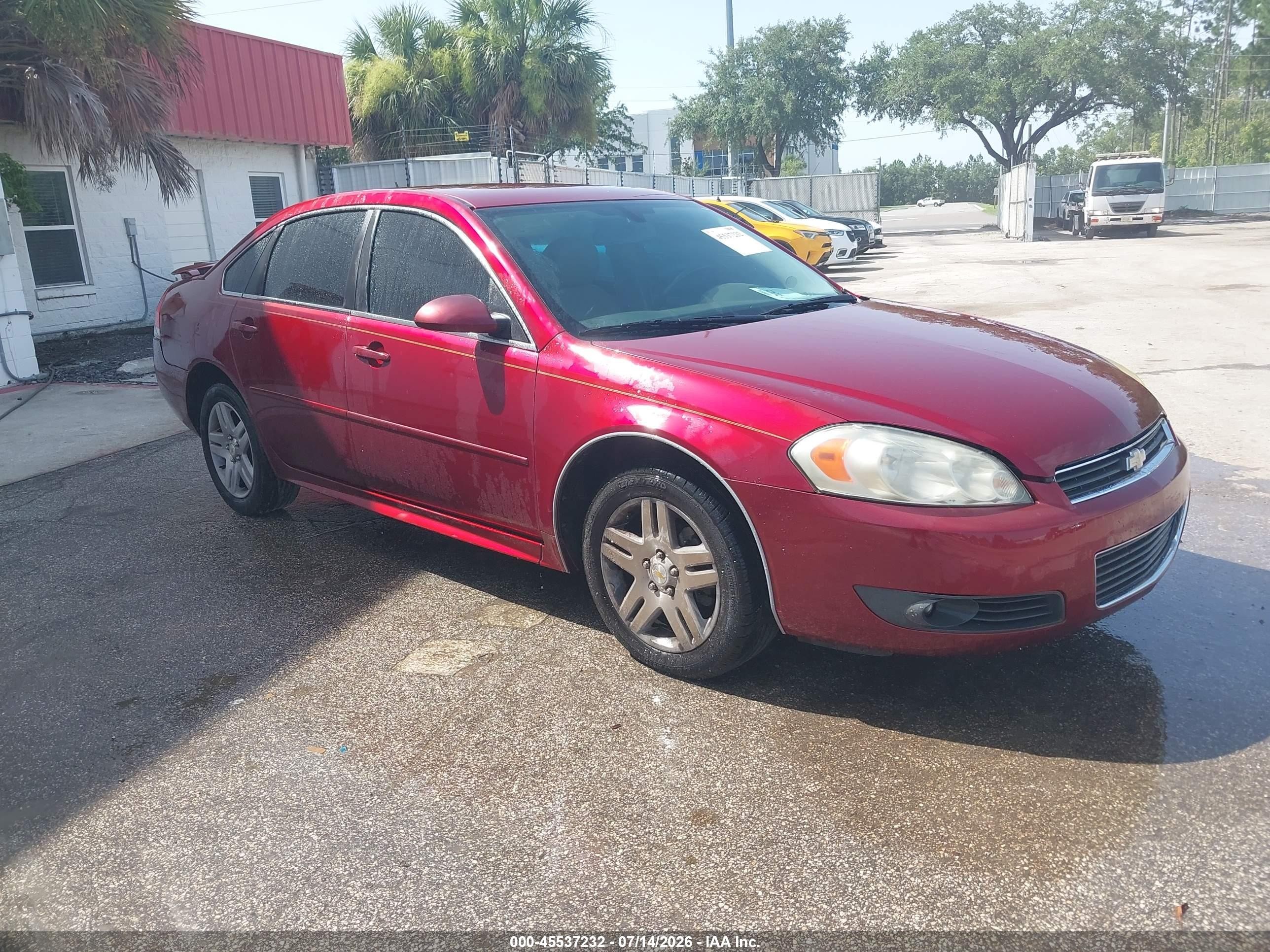 2010 Chevrolet Impala Lt Burgundy vin: 2G1WB5EK0A1208017