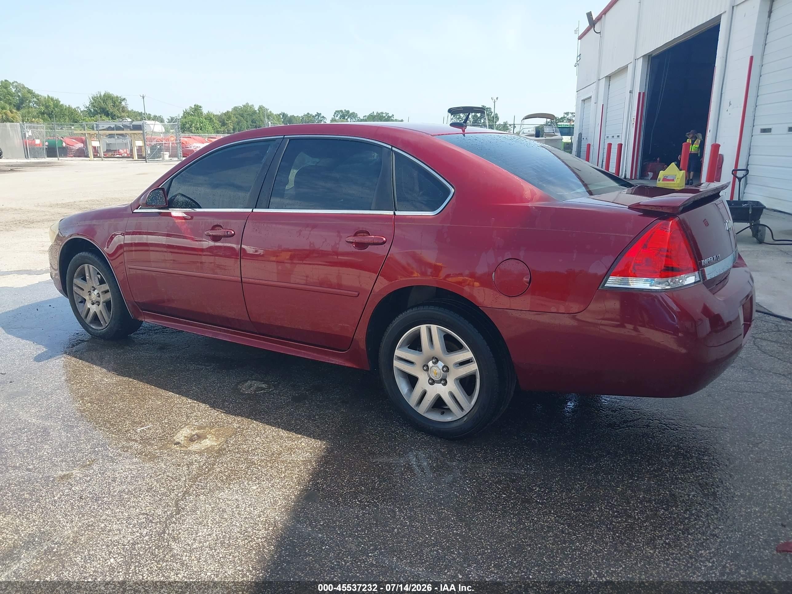 2010 Chevrolet Impala Lt Burgundy vin: 2G1WB5EK0A1208017