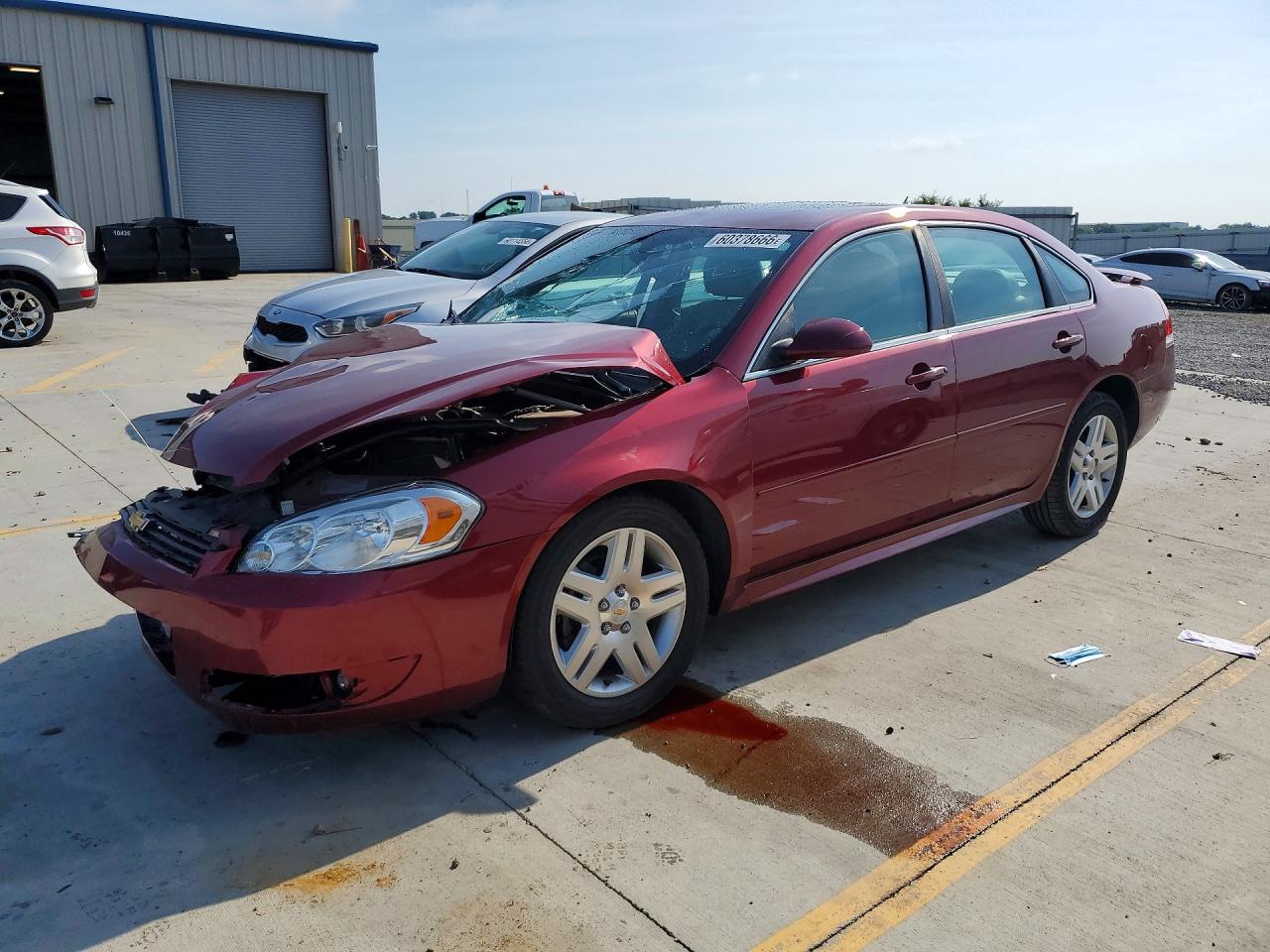 2010 Chevrolet Impala Lt Burgundy vin: 2G1WB5EK0A1222919