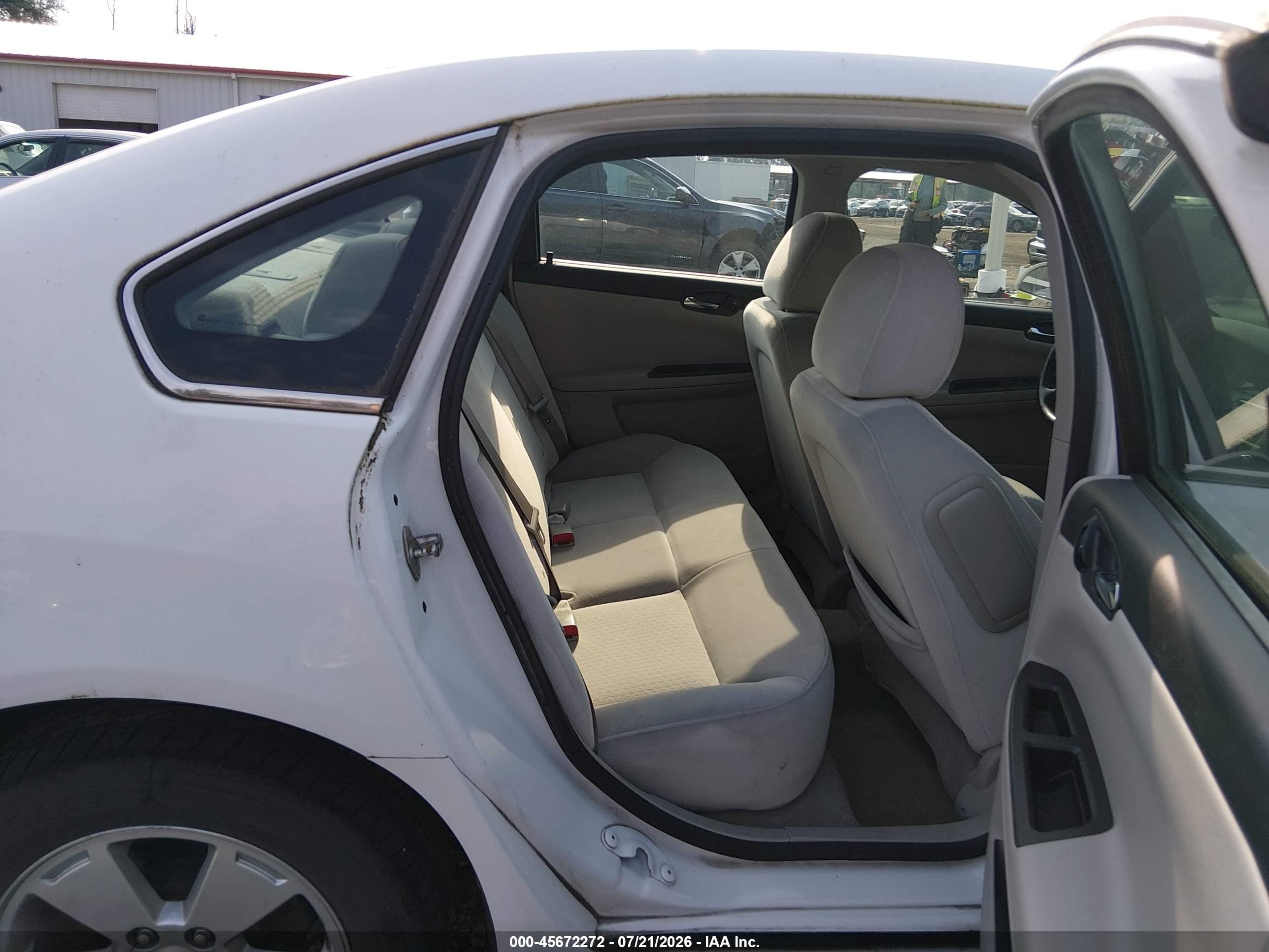 2010 Chevrolet Impala Lt White vin: 2G1WB5EK0A1259551