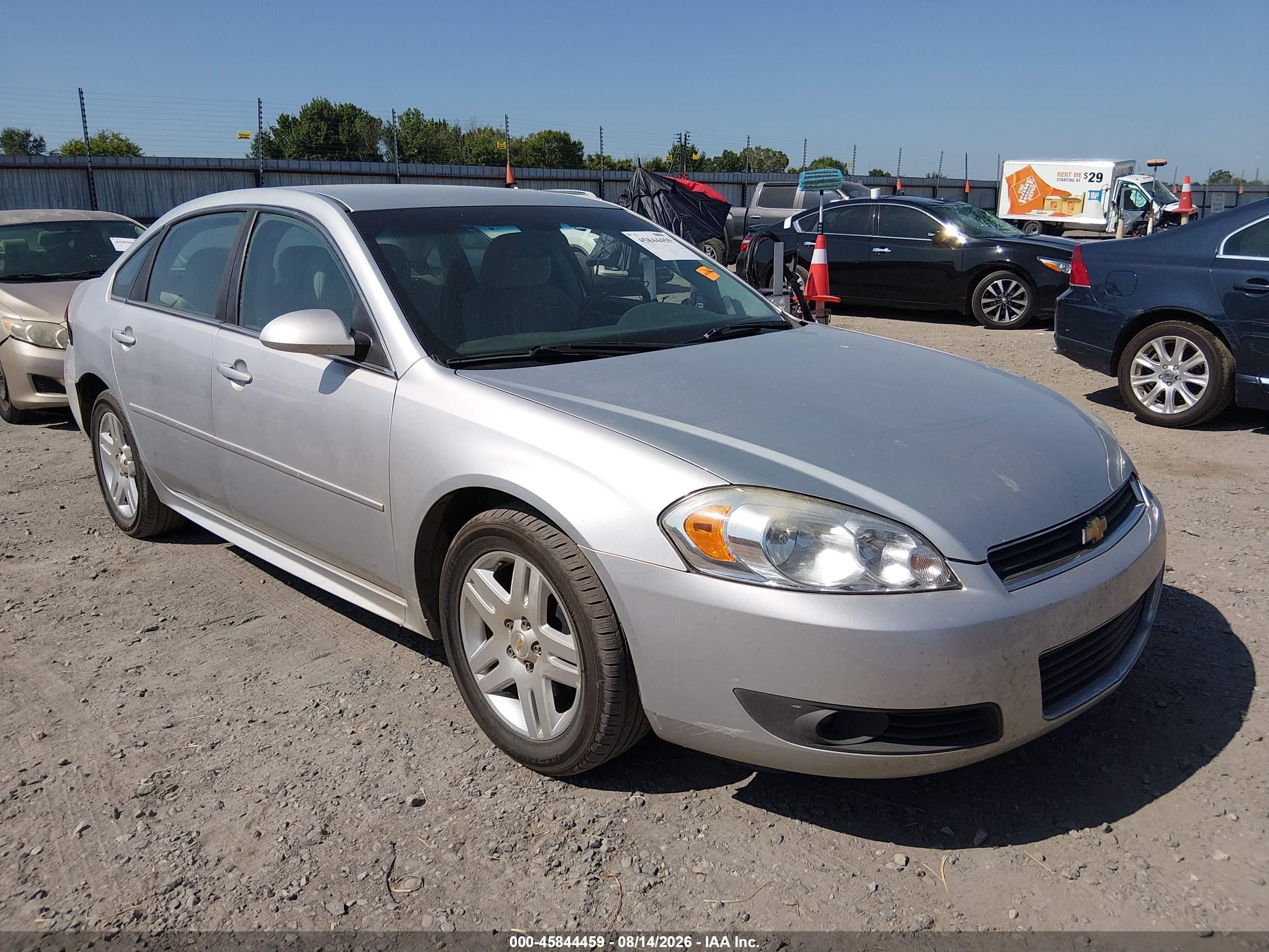 2011 Chevrolet Impala Lt Silver vin: 2G1WB5EK0B1167714