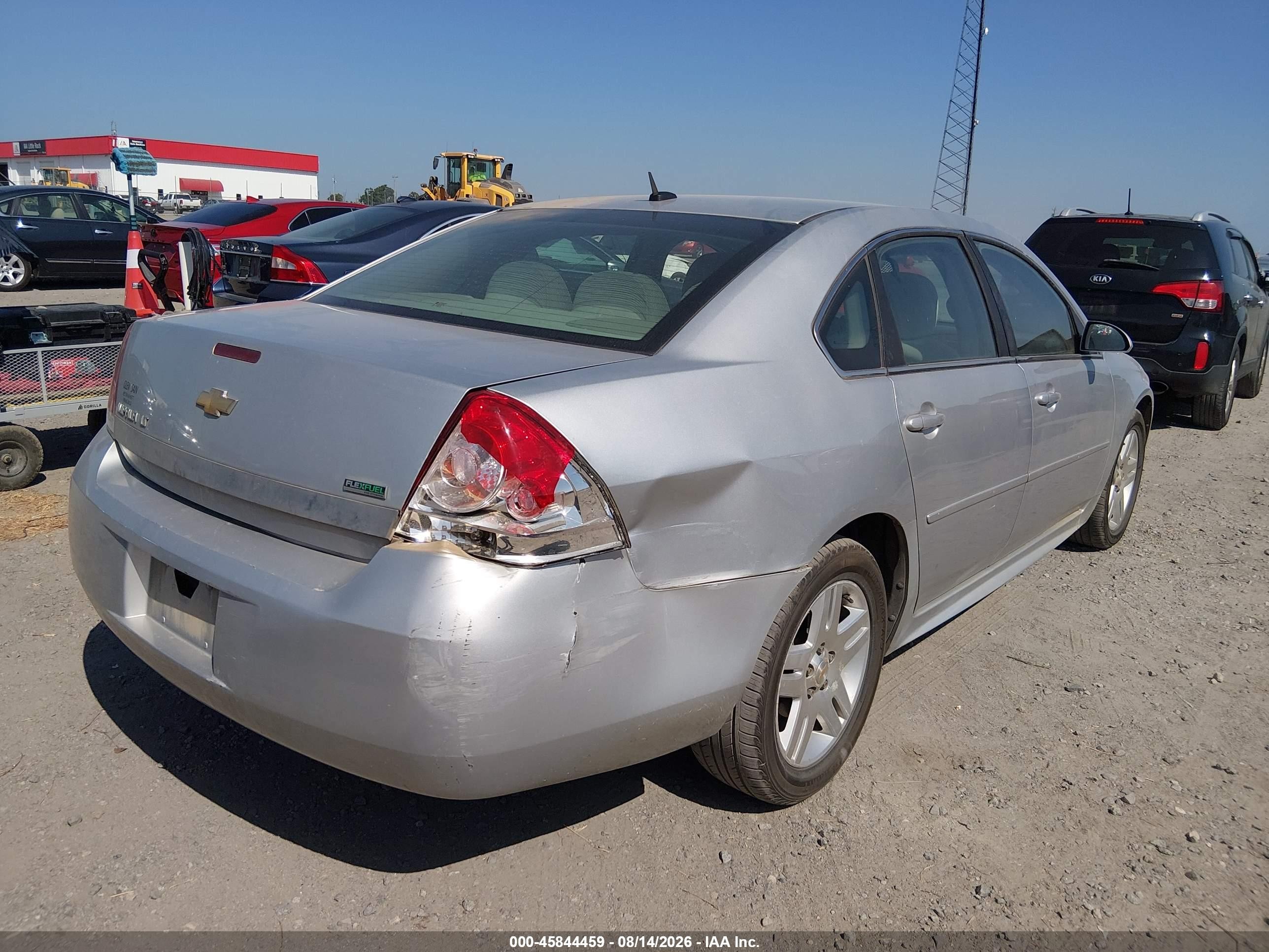 2011 Chevrolet Impala Lt Silver vin: 2G1WB5EK0B1167714