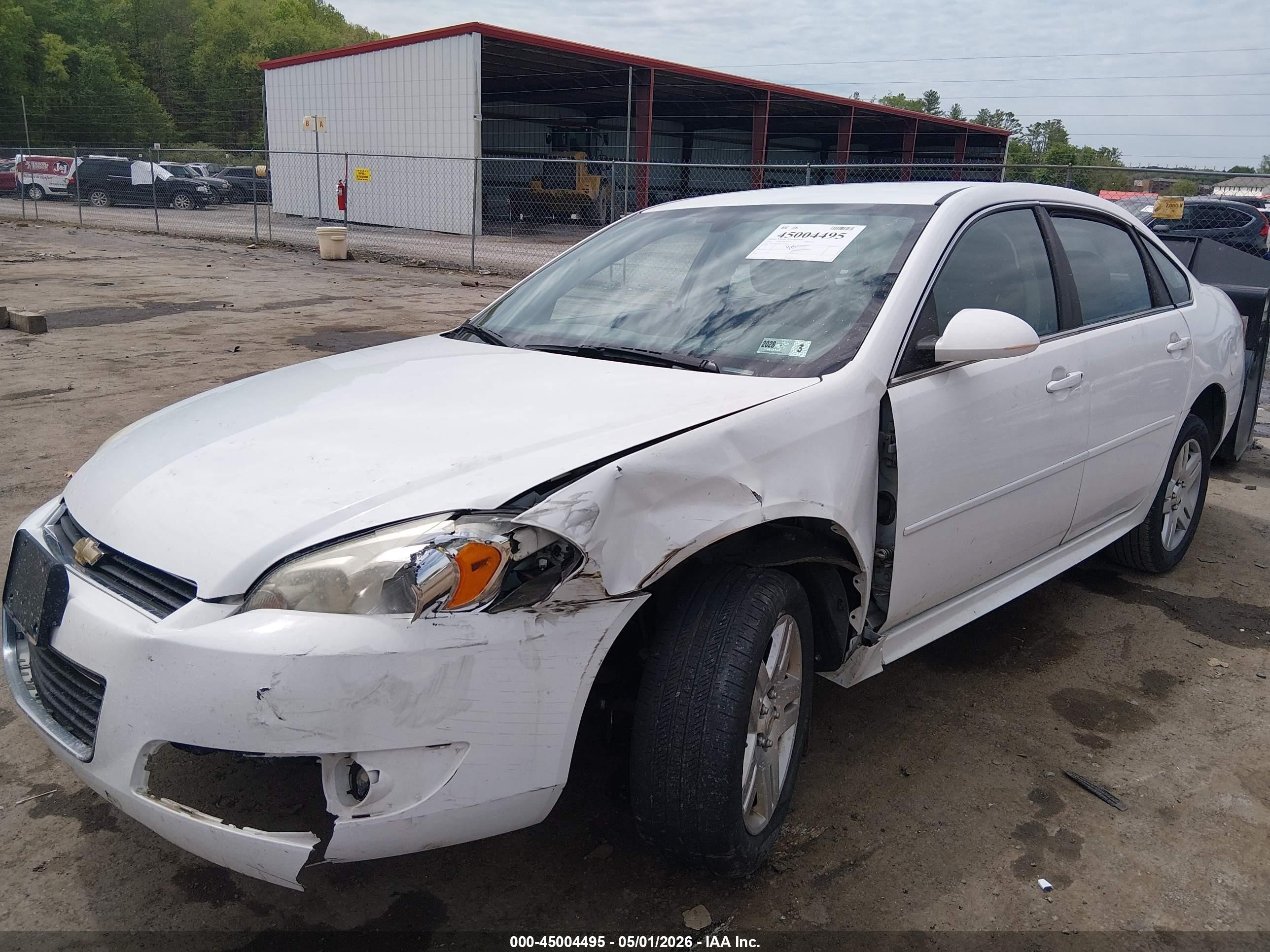 2011 Chevrolet Impala Lt Белый vin: 2G1WB5EK0B1185081