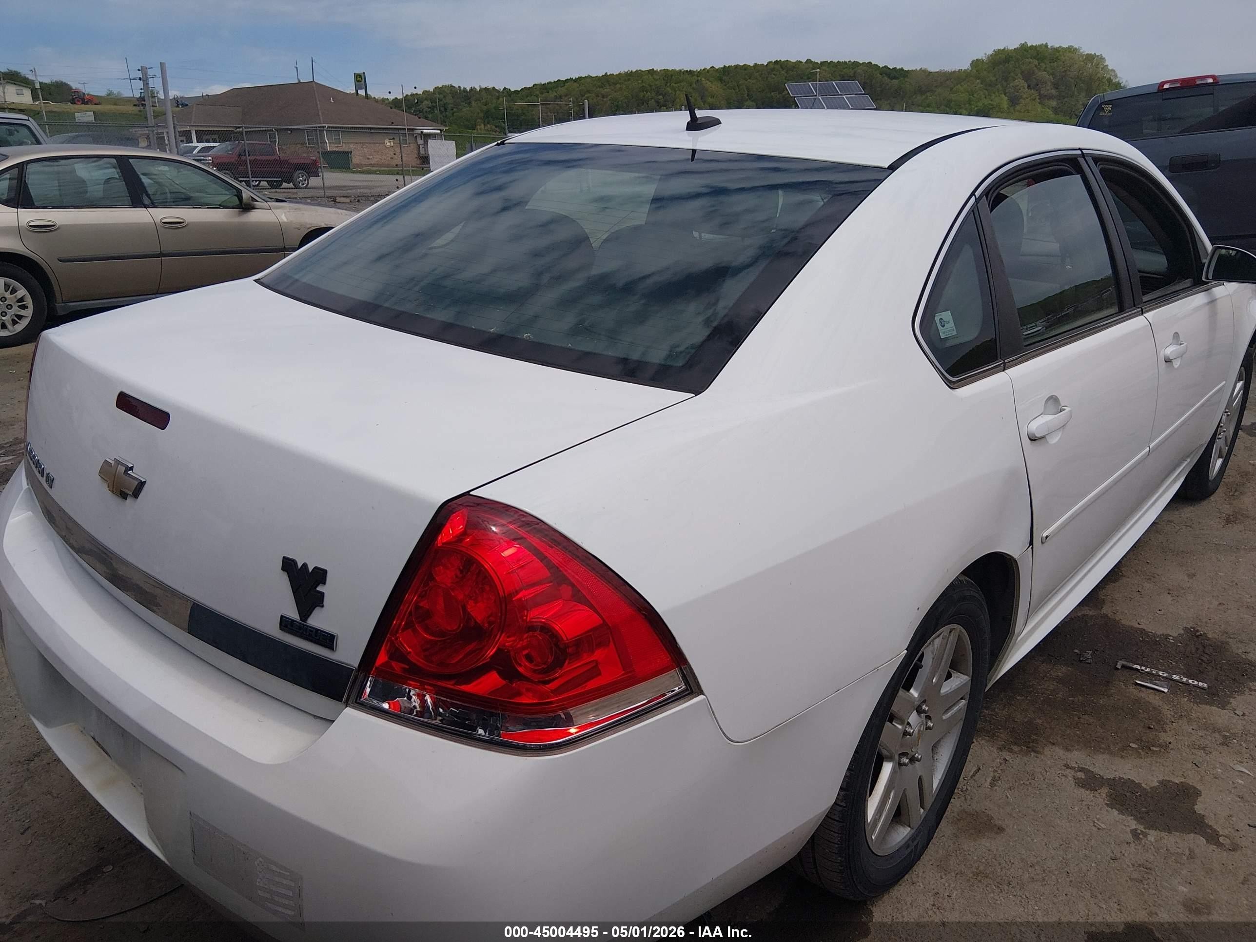 2011 Chevrolet Impala Lt Белый vin: 2G1WB5EK0B1185081