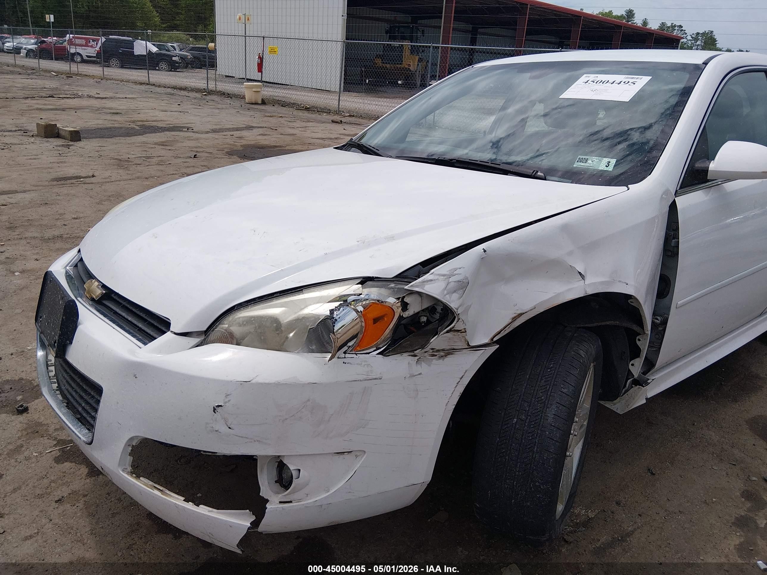 2011 Chevrolet Impala Lt Белый vin: 2G1WB5EK0B1185081