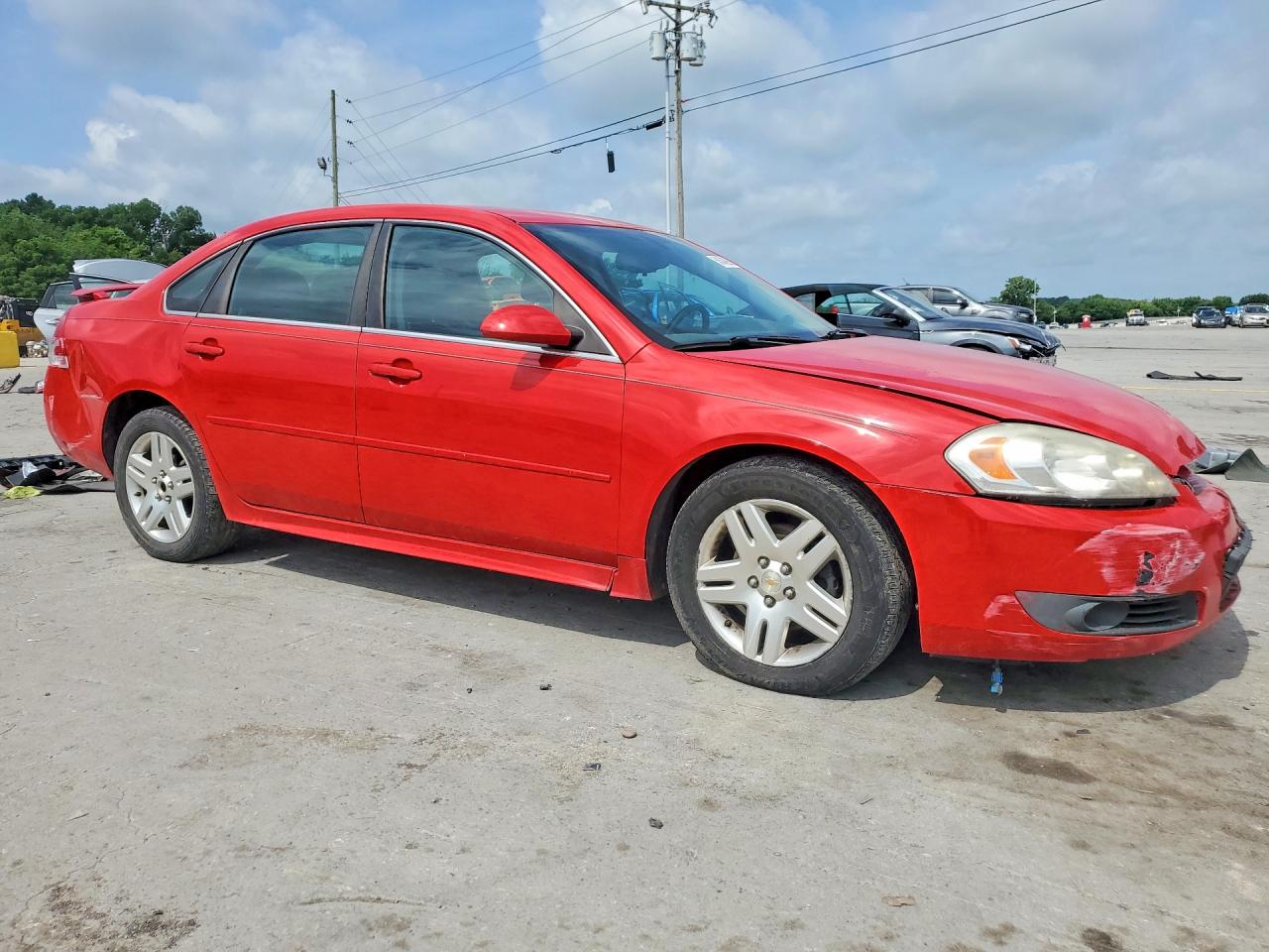 2011 Chevrolet Impala Lt Red vin: 2G1WB5EK0B1255730