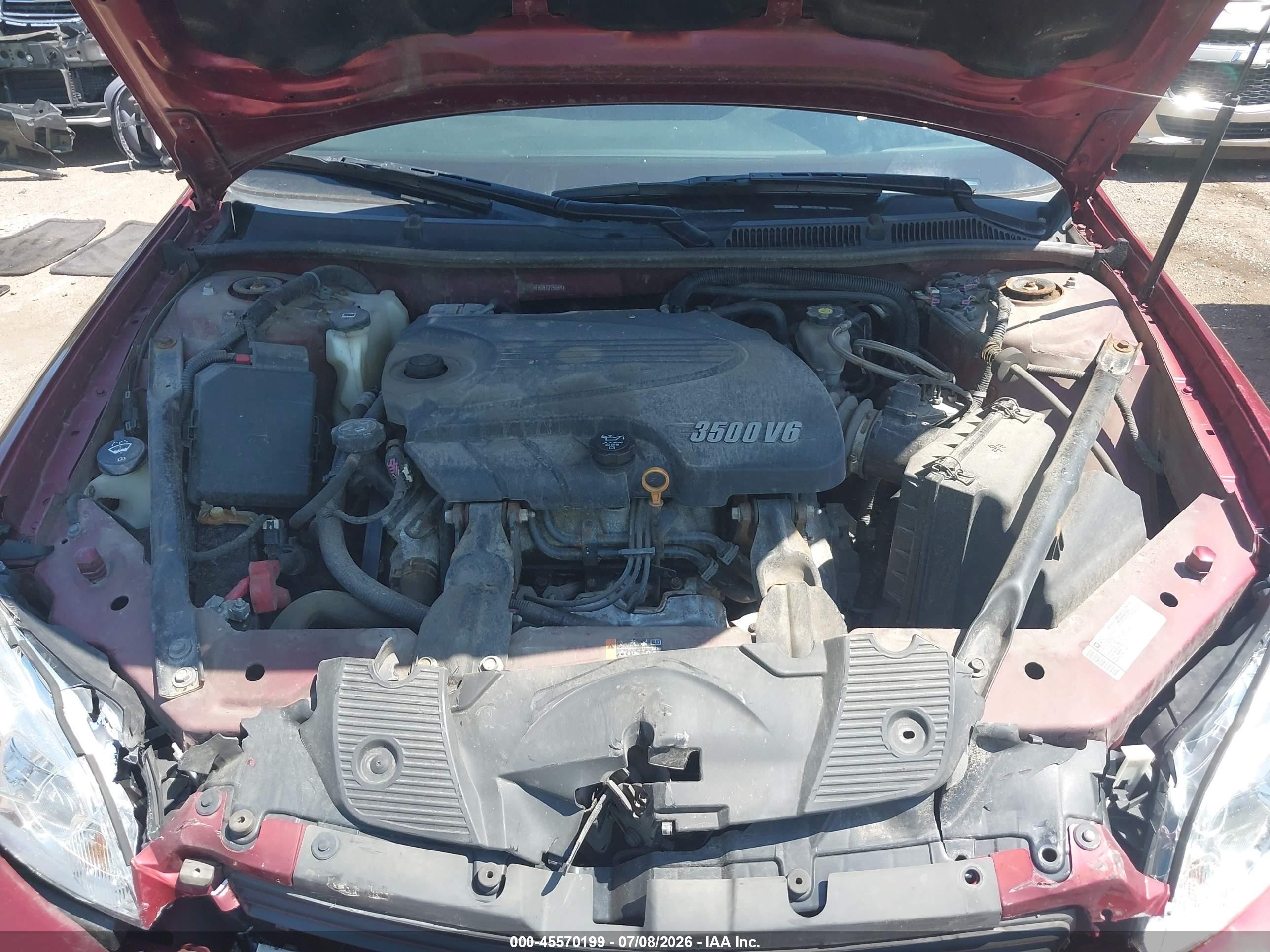 2011 Chevrolet Impala Lt Red vin: 2G1WB5EK0B1275654