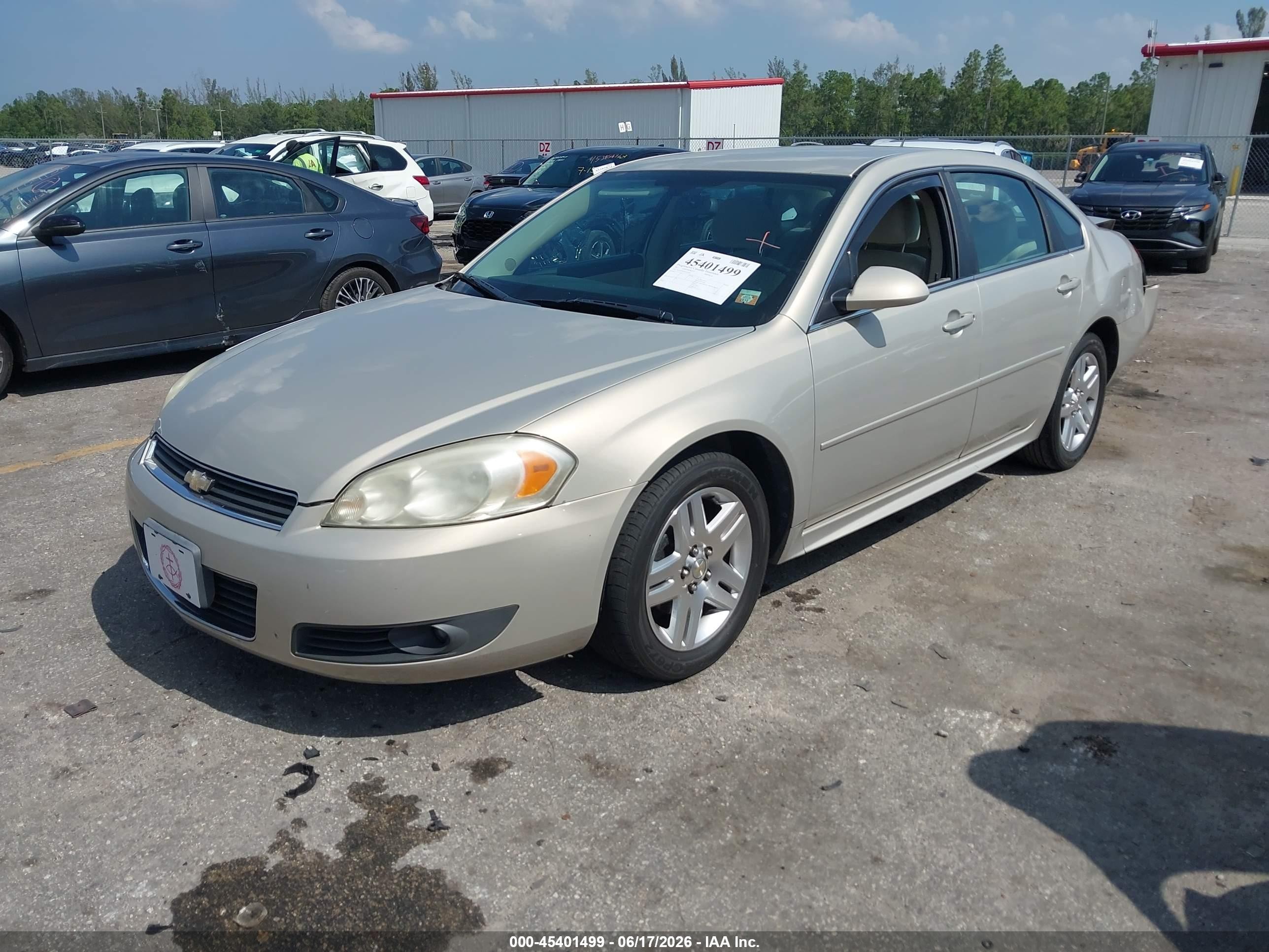 2011 Chevrolet Impala Lt Gold vin: 2G1WB5EK0B1326506