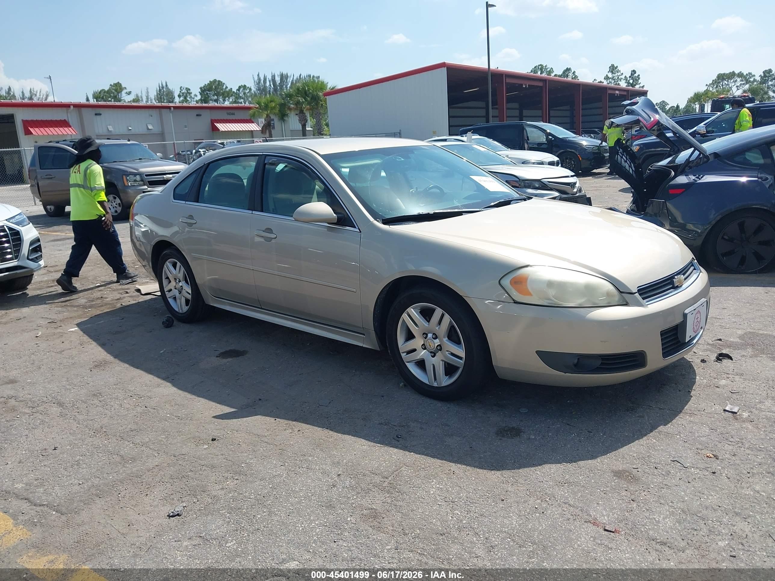 2011 Chevrolet Impala Lt Gold vin: 2G1WB5EK0B1326506