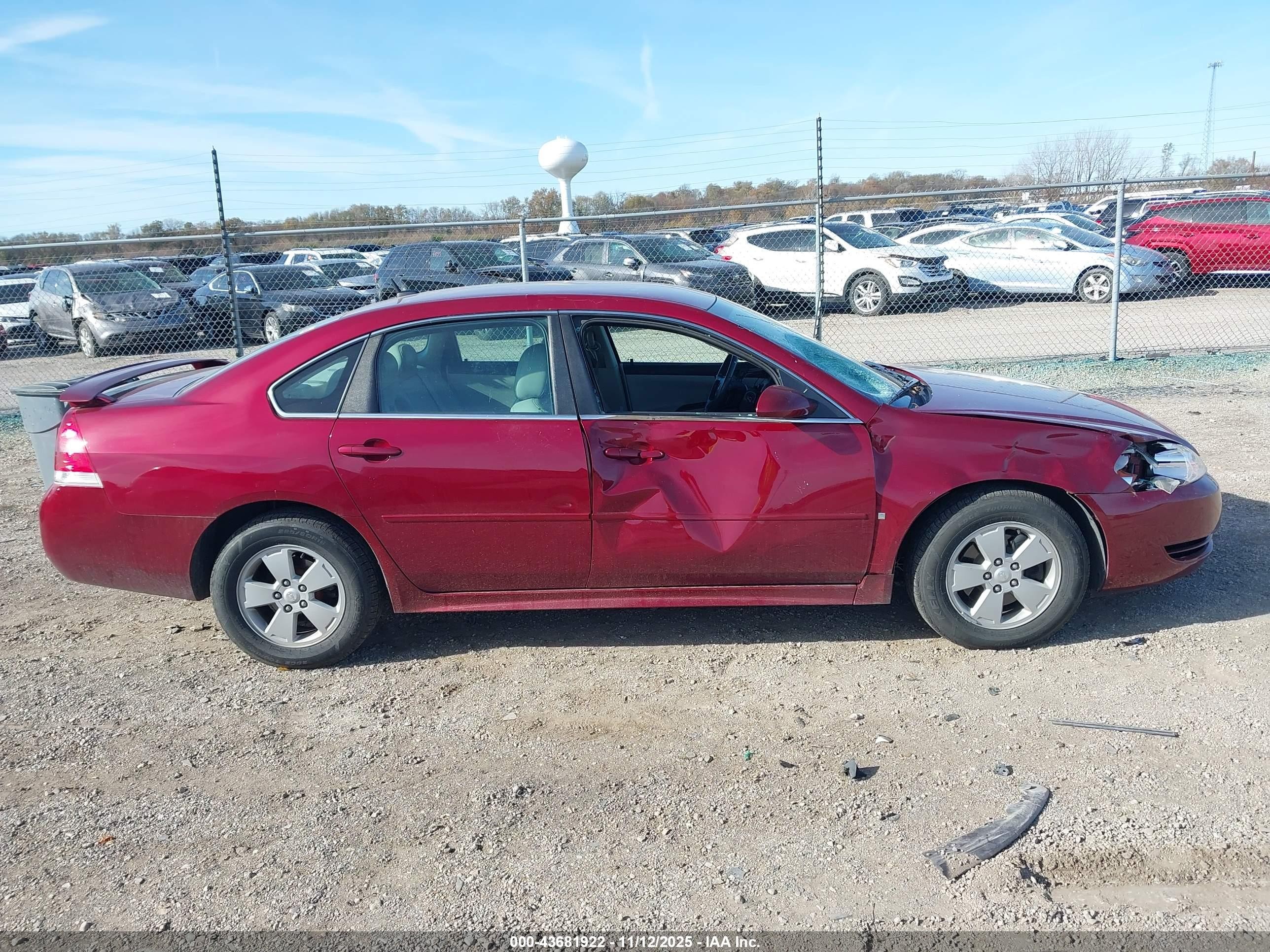 2010 Chevrolet Impala Lt Темно-бордовый vin: 2G1WB5EK1A1103793