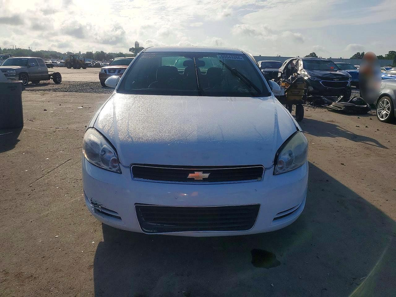 2010 Chevrolet Impala Lt White vin: 2G1WB5EK1A1156638
