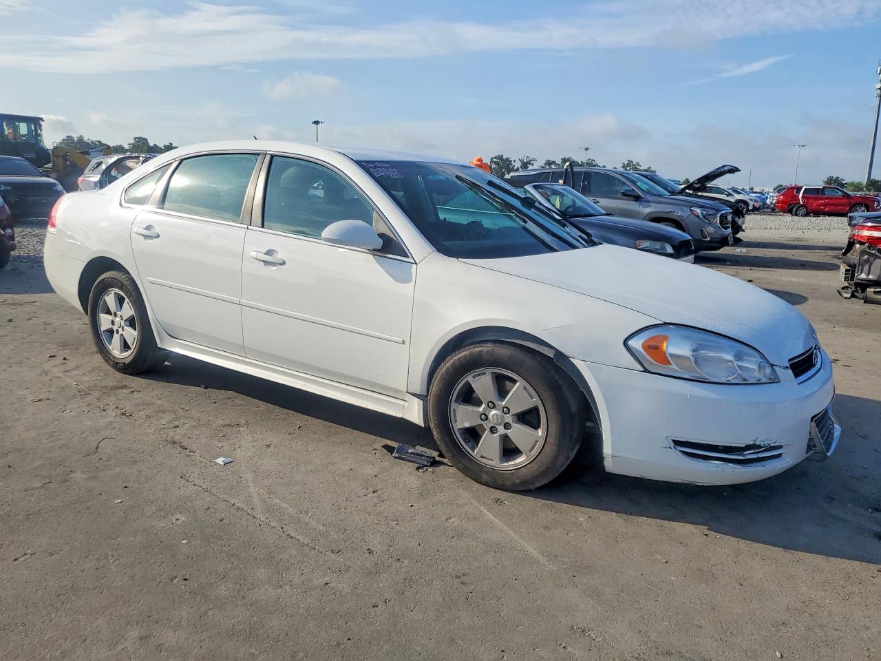 2010 Chevrolet Impala Lt White vin: 2G1WB5EK1A1156638