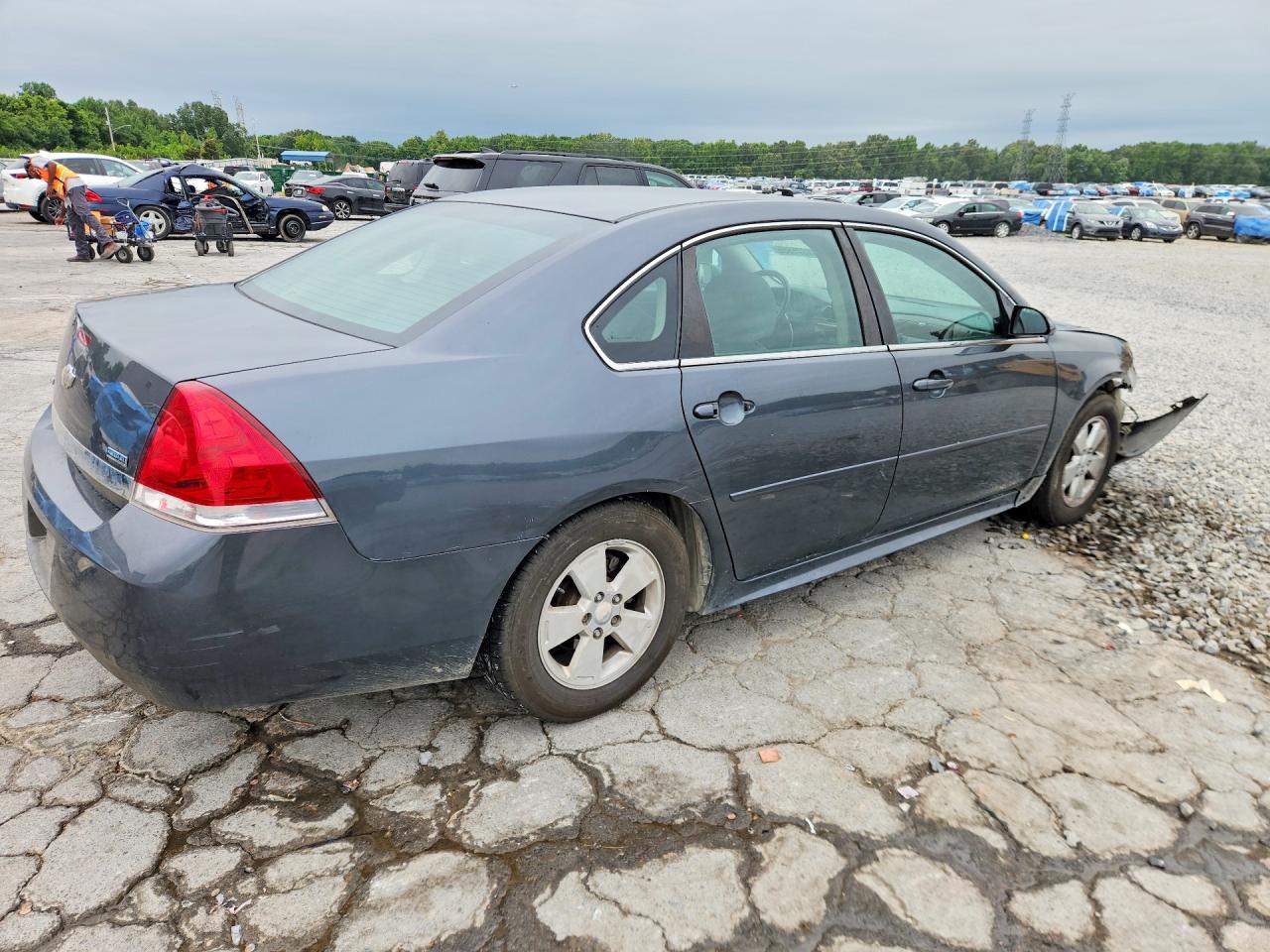 2010 Chevrolet Impala Lt Gray vin: 2G1WB5EK1A1197108