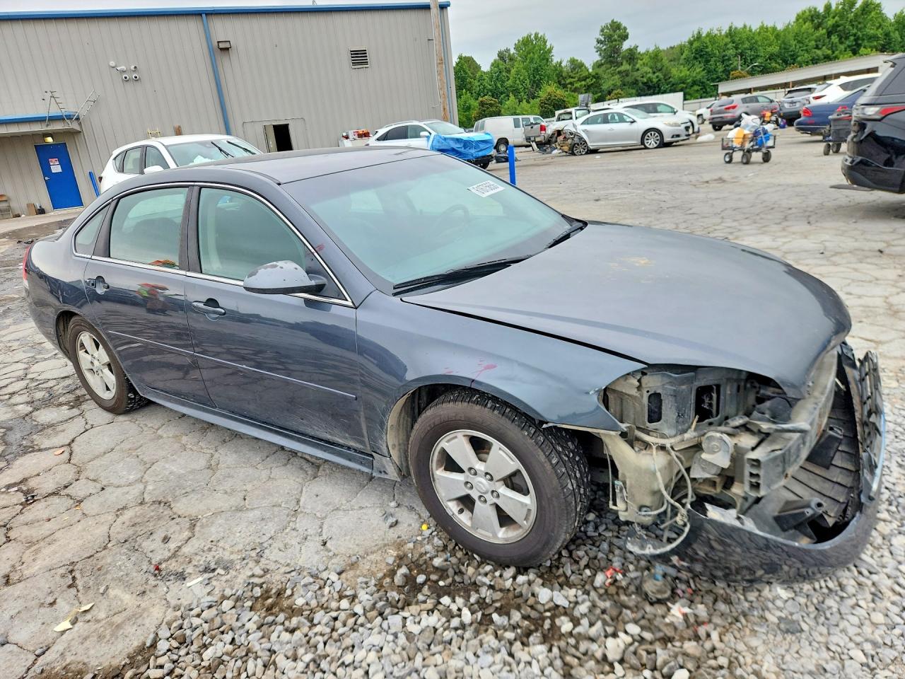 2010 Chevrolet Impala Lt Gray vin: 2G1WB5EK1A1197108