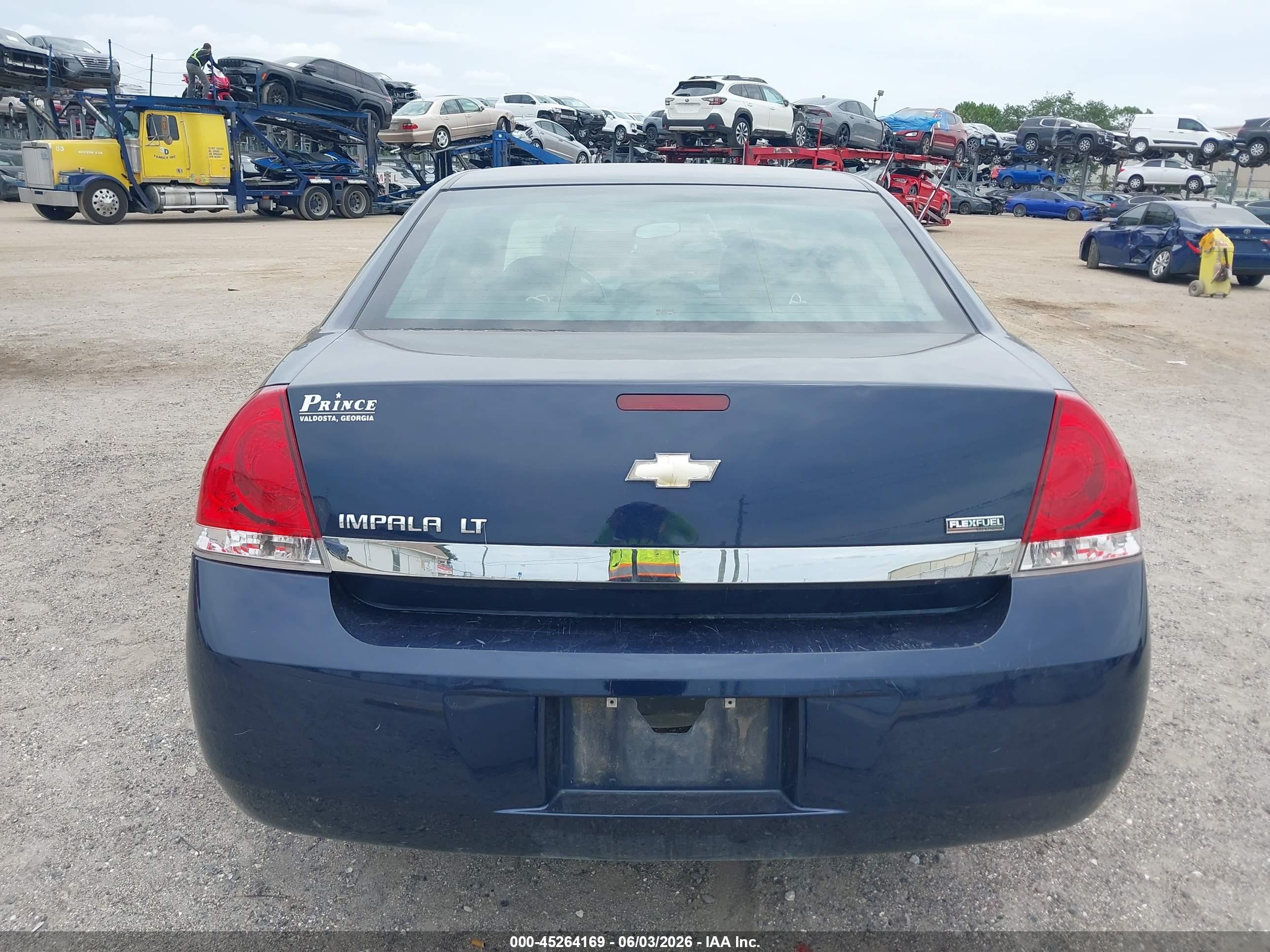2010 Chevrolet Impala Lt Blue vin: 2G1WB5EK1A1199084