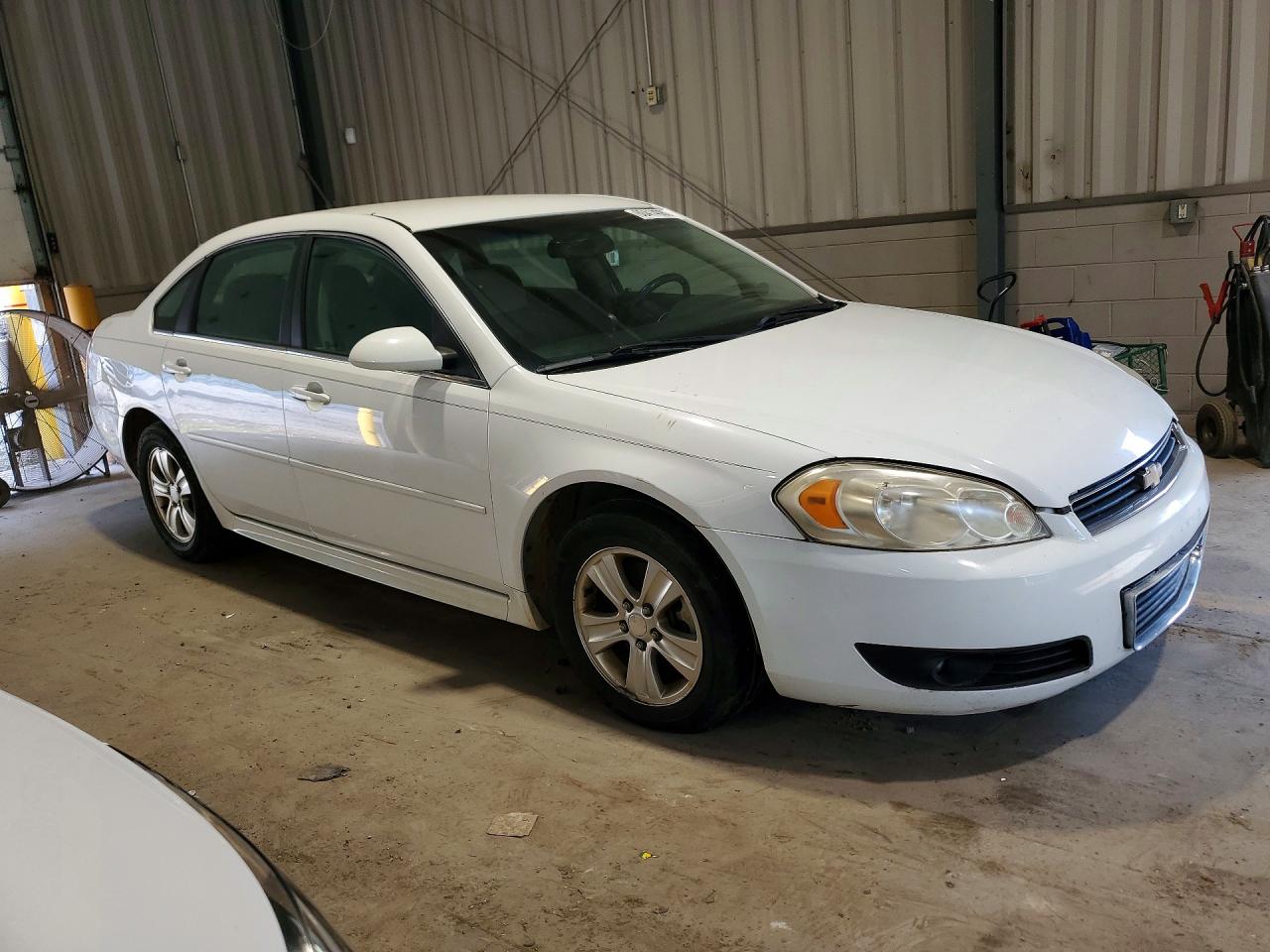 2011 Chevrolet Impala Lt White vin: 2G1WB5EK1B1103939