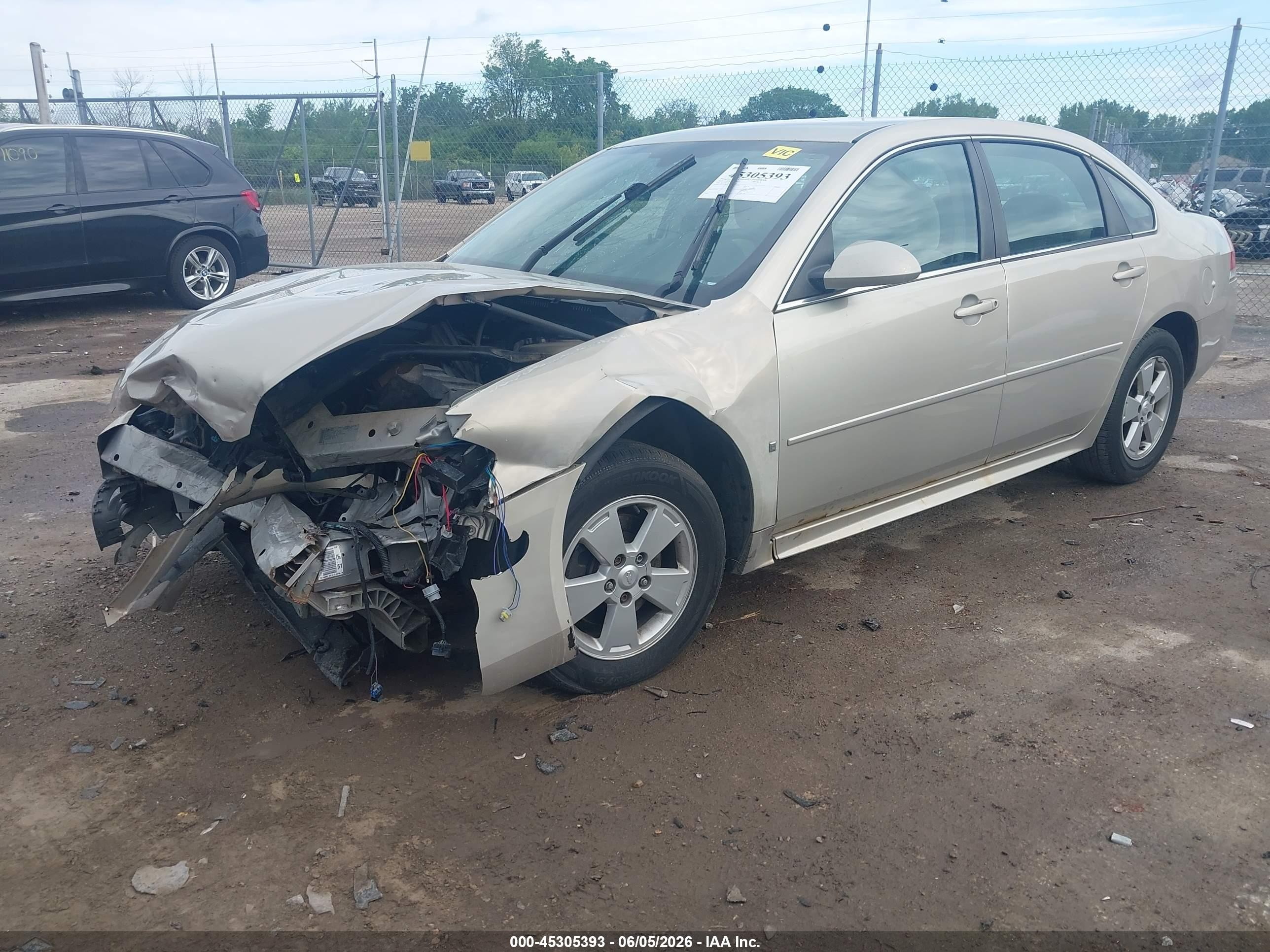2010 Chevrolet Impala Lt Beige vin: 2G1WB5EK2A1136642