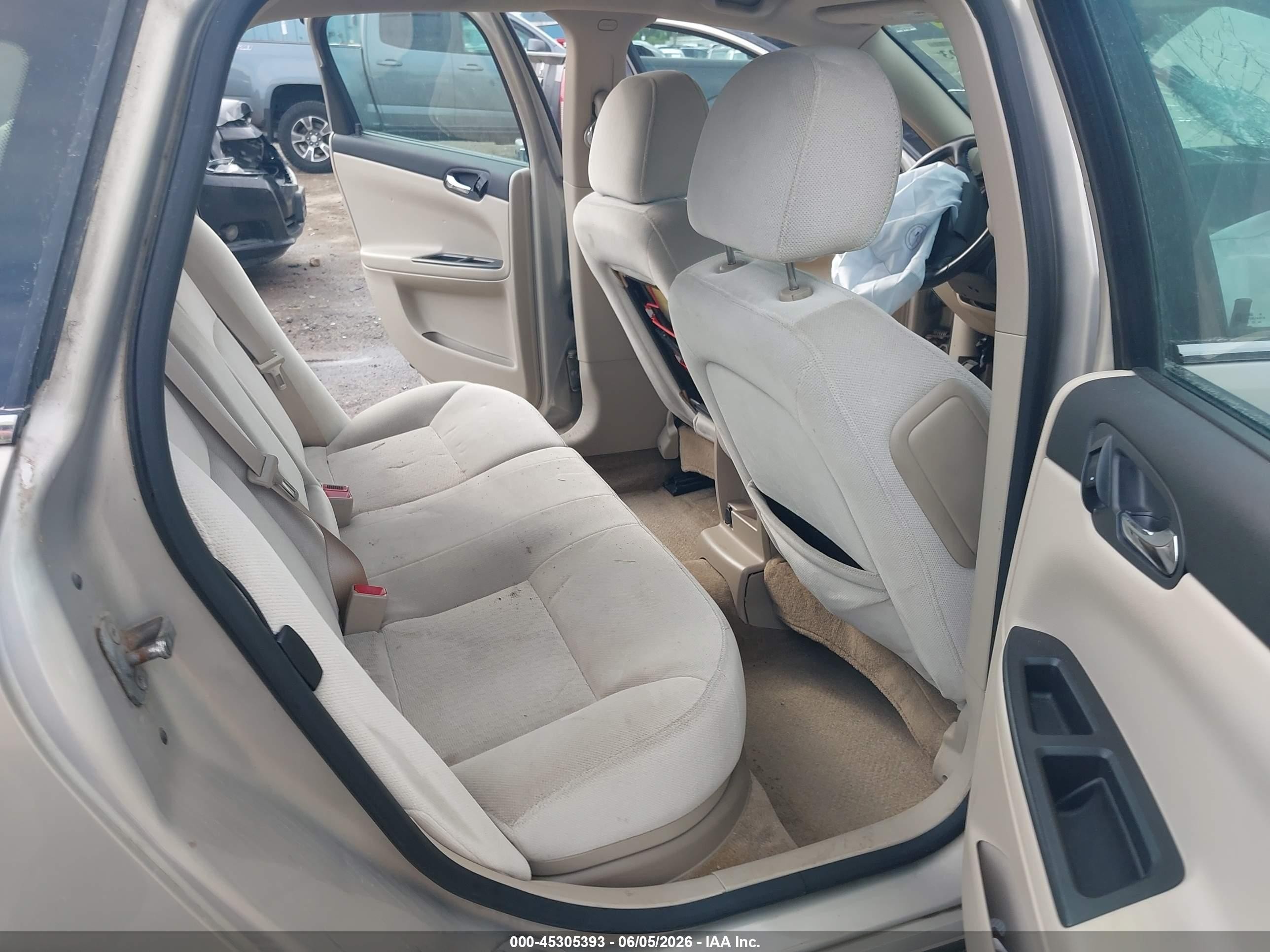 2010 Chevrolet Impala Lt Beige vin: 2G1WB5EK2A1136642