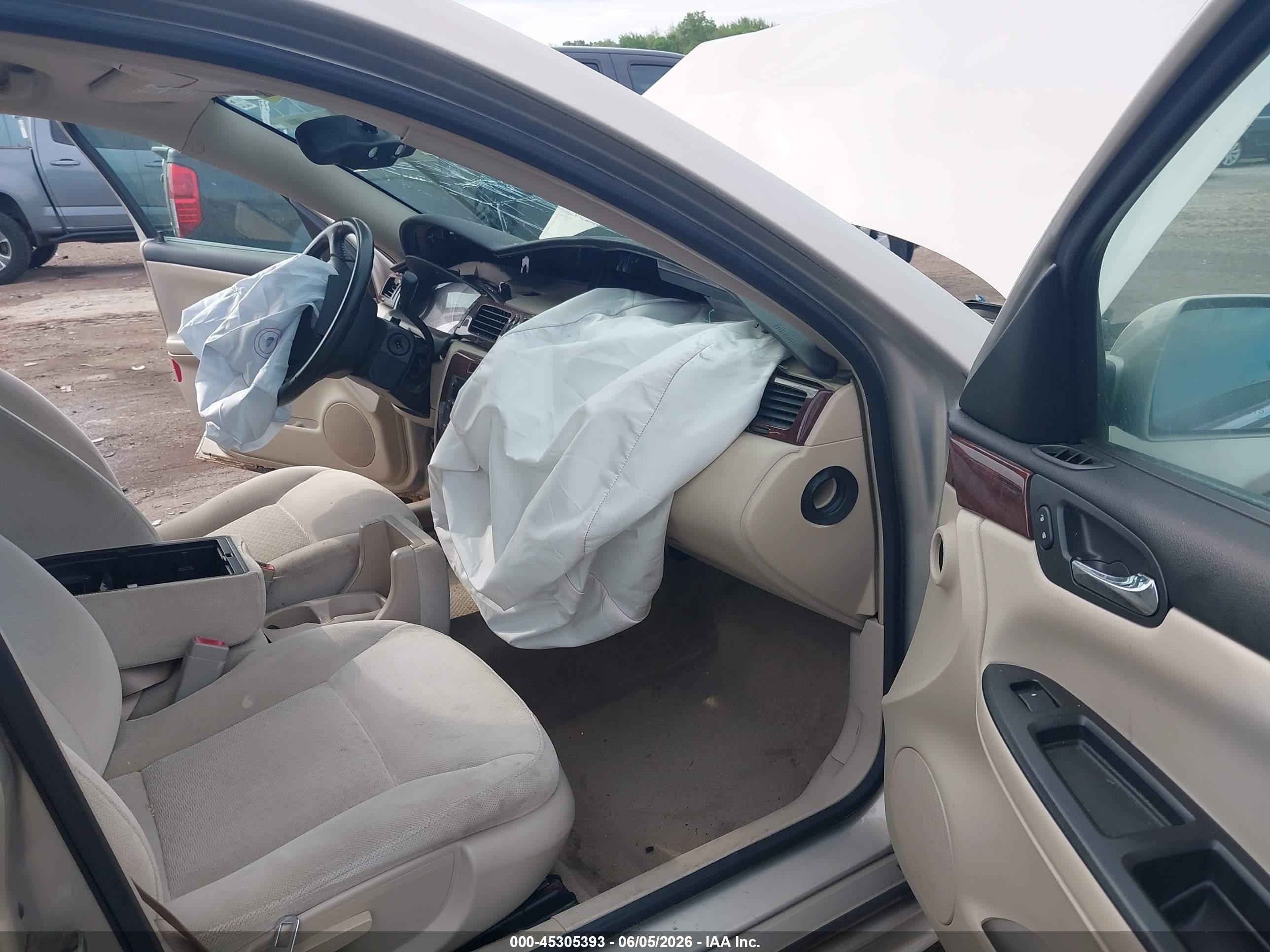 2010 Chevrolet Impala Lt Beige vin: 2G1WB5EK2A1136642