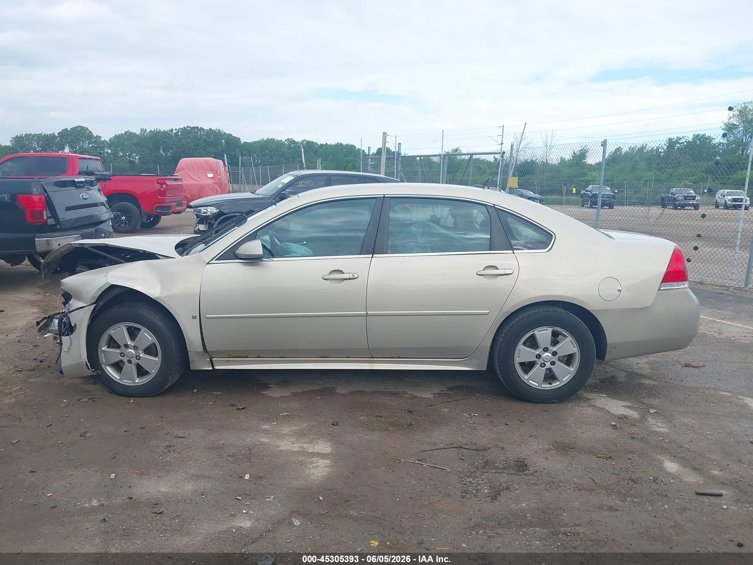 2010 Chevrolet Impala Lt Beige vin: 2G1WB5EK2A1136642