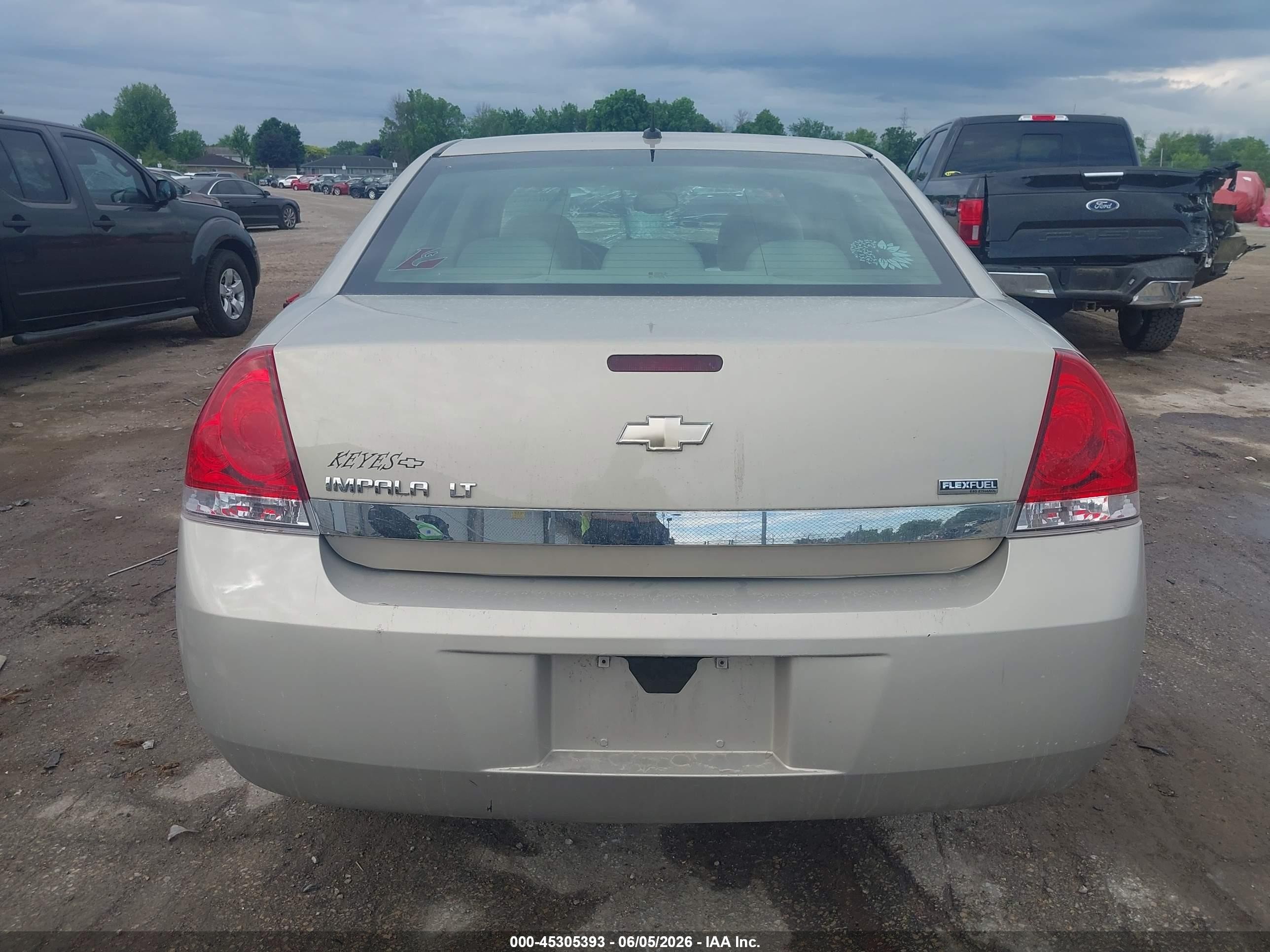 2010 Chevrolet Impala Lt Beige vin: 2G1WB5EK2A1136642