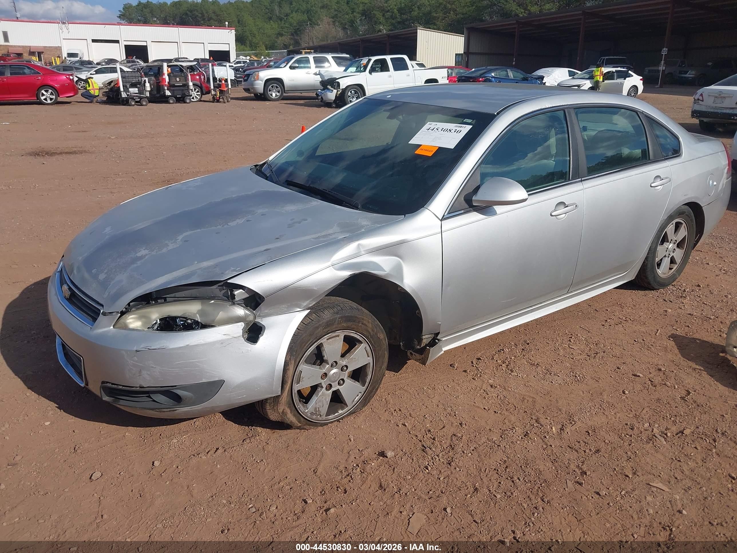 2010 Chevrolet Impala Lt Silver vin: 2G1WB5EK2A1149780