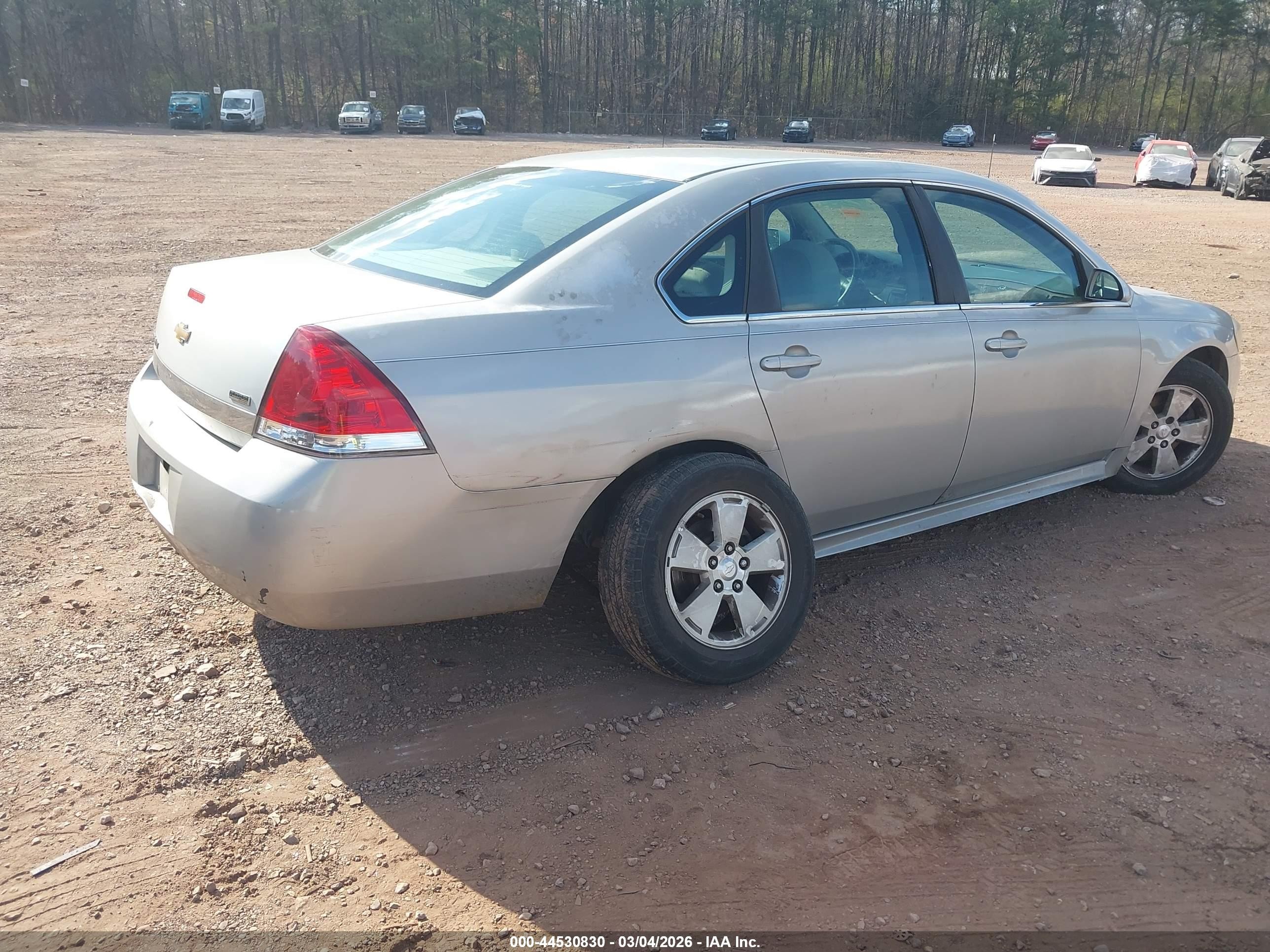 2010 Chevrolet Impala Lt Silver vin: 2G1WB5EK2A1149780