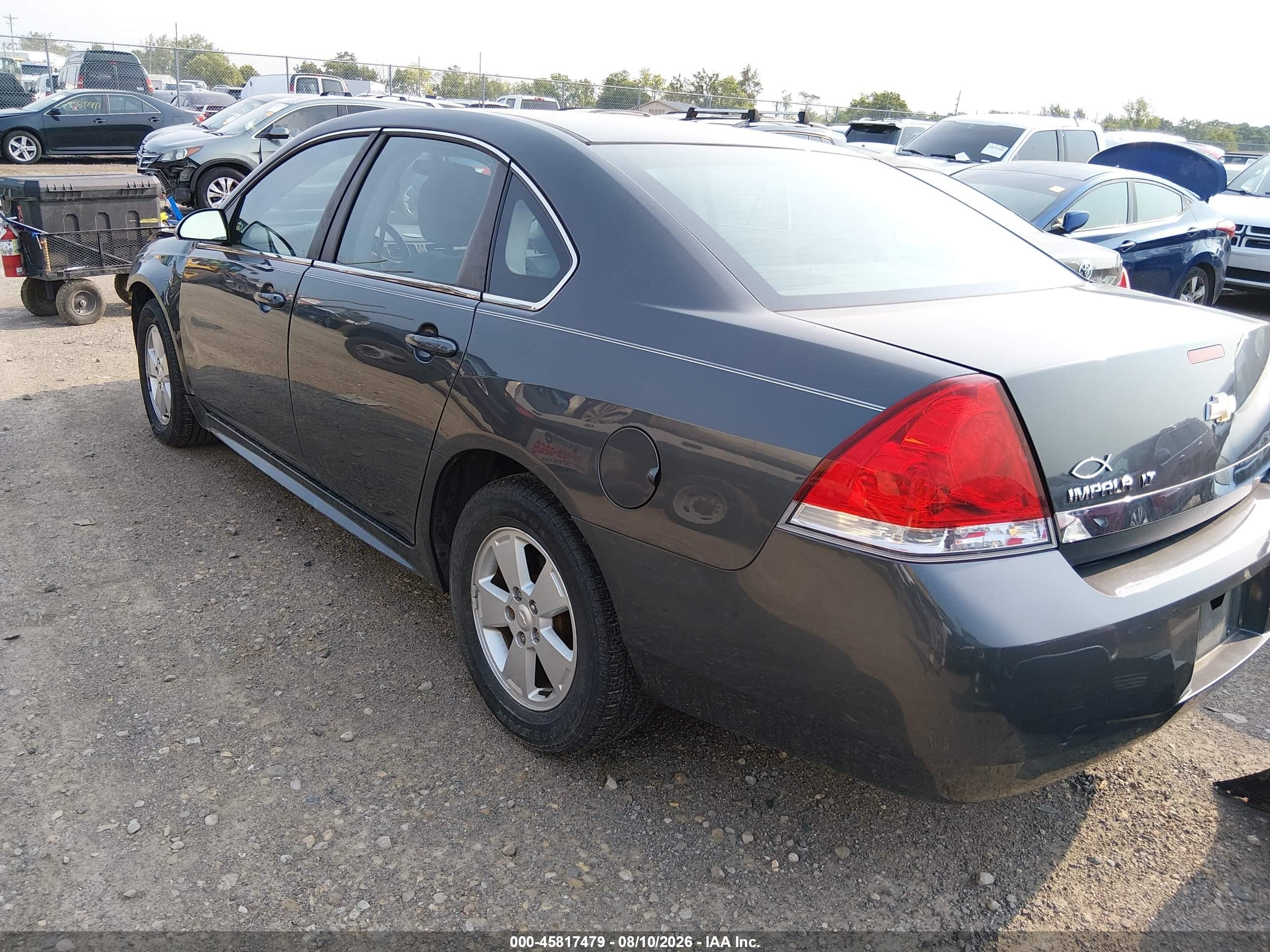 2010 Chevrolet Impala Lt Silver vin: 2G1WB5EK2A1159872