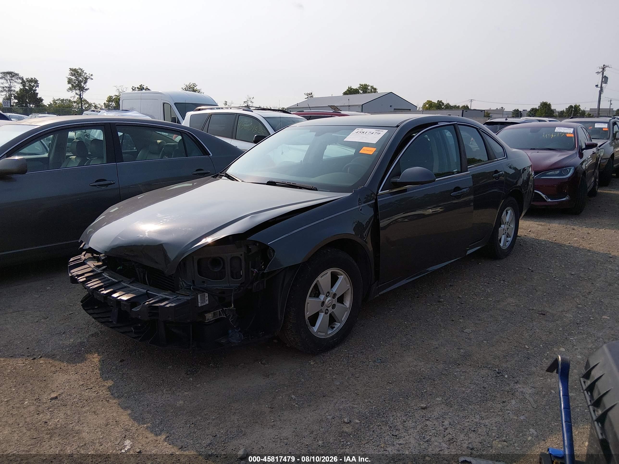 2010 Chevrolet Impala Lt Silver vin: 2G1WB5EK2A1159872
