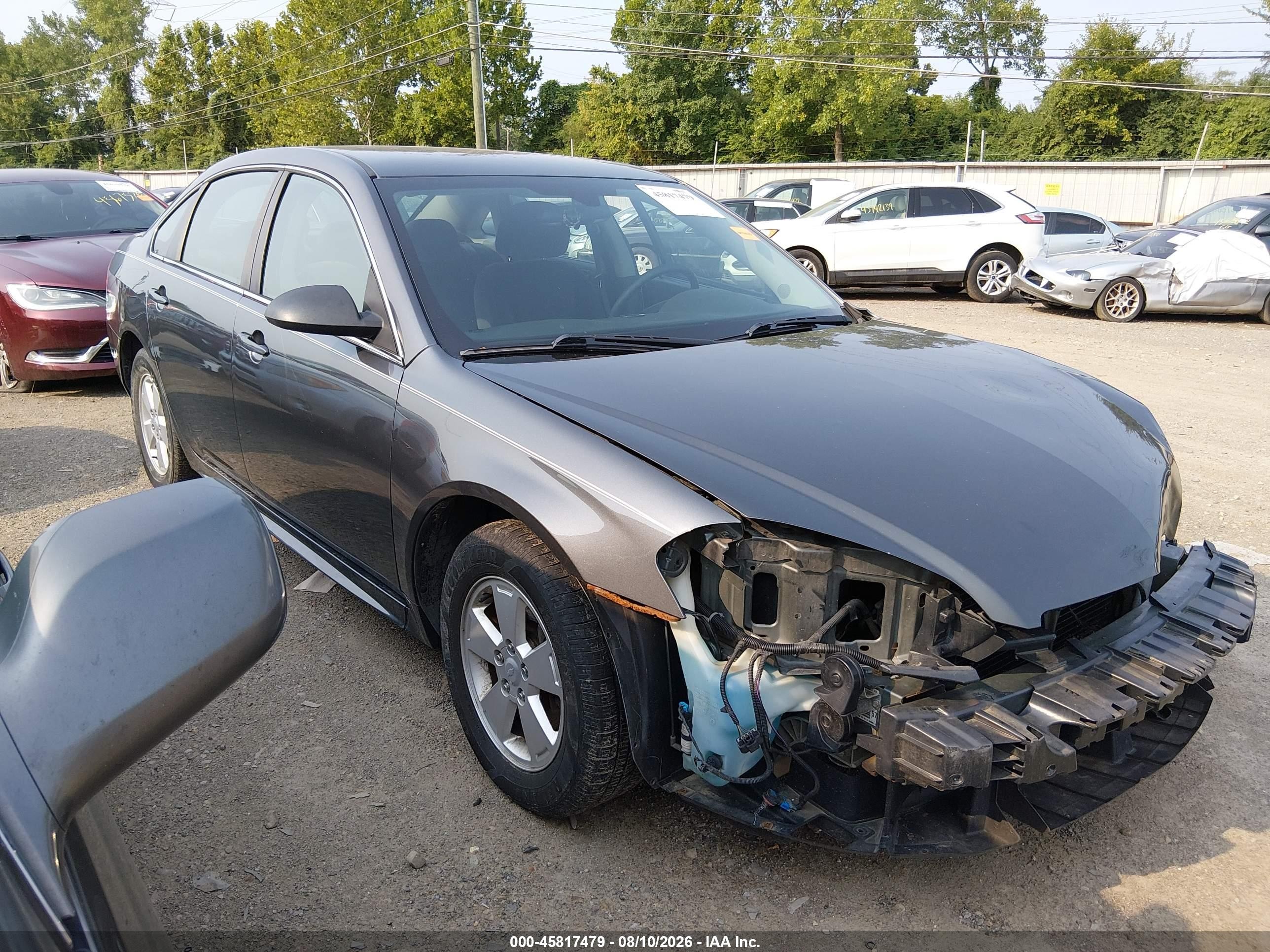 2010 Chevrolet Impala Lt Silver vin: 2G1WB5EK2A1159872