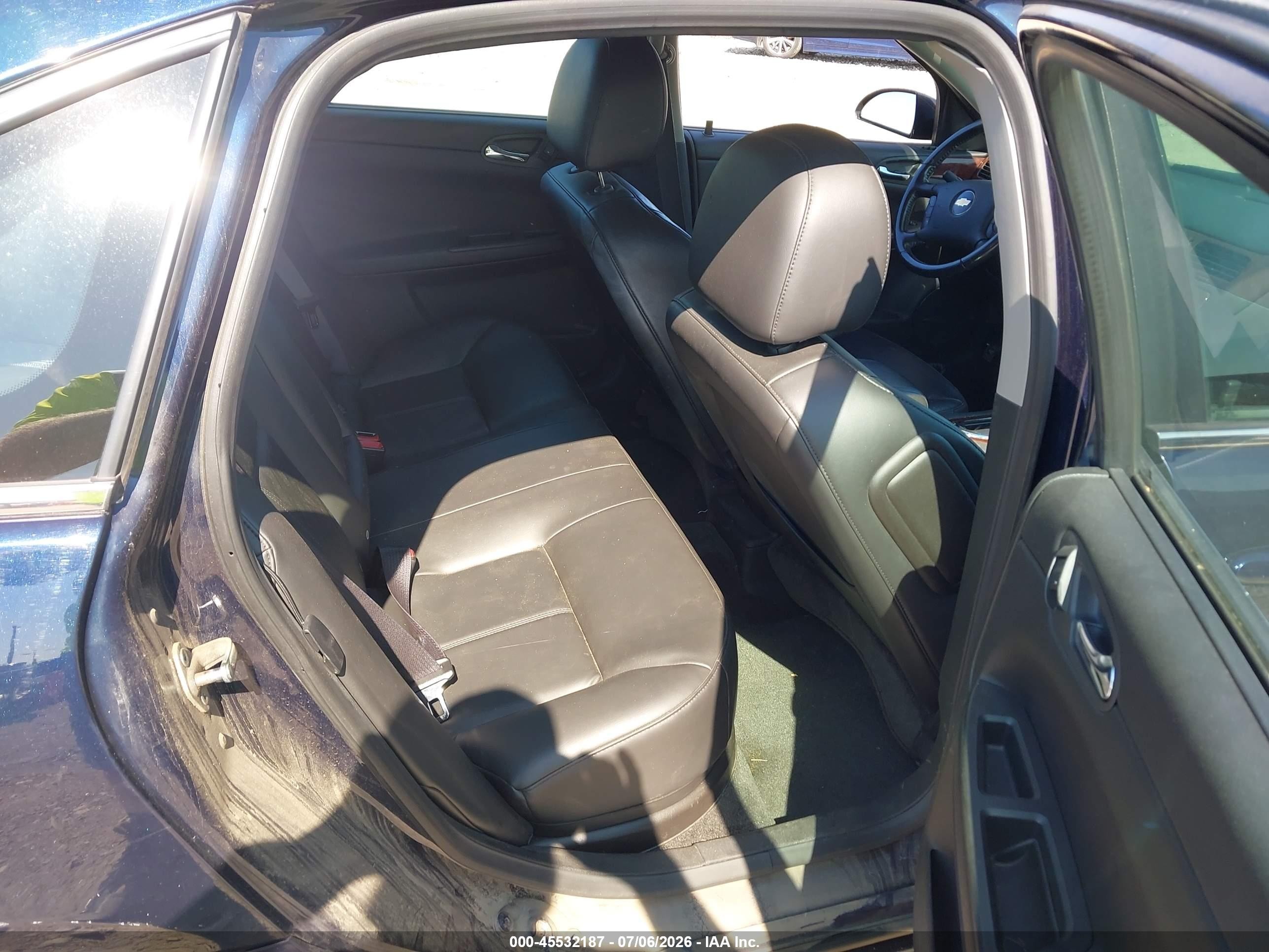 2011 Chevrolet Impala Lt Blue vin: 2G1WB5EK2B1215939