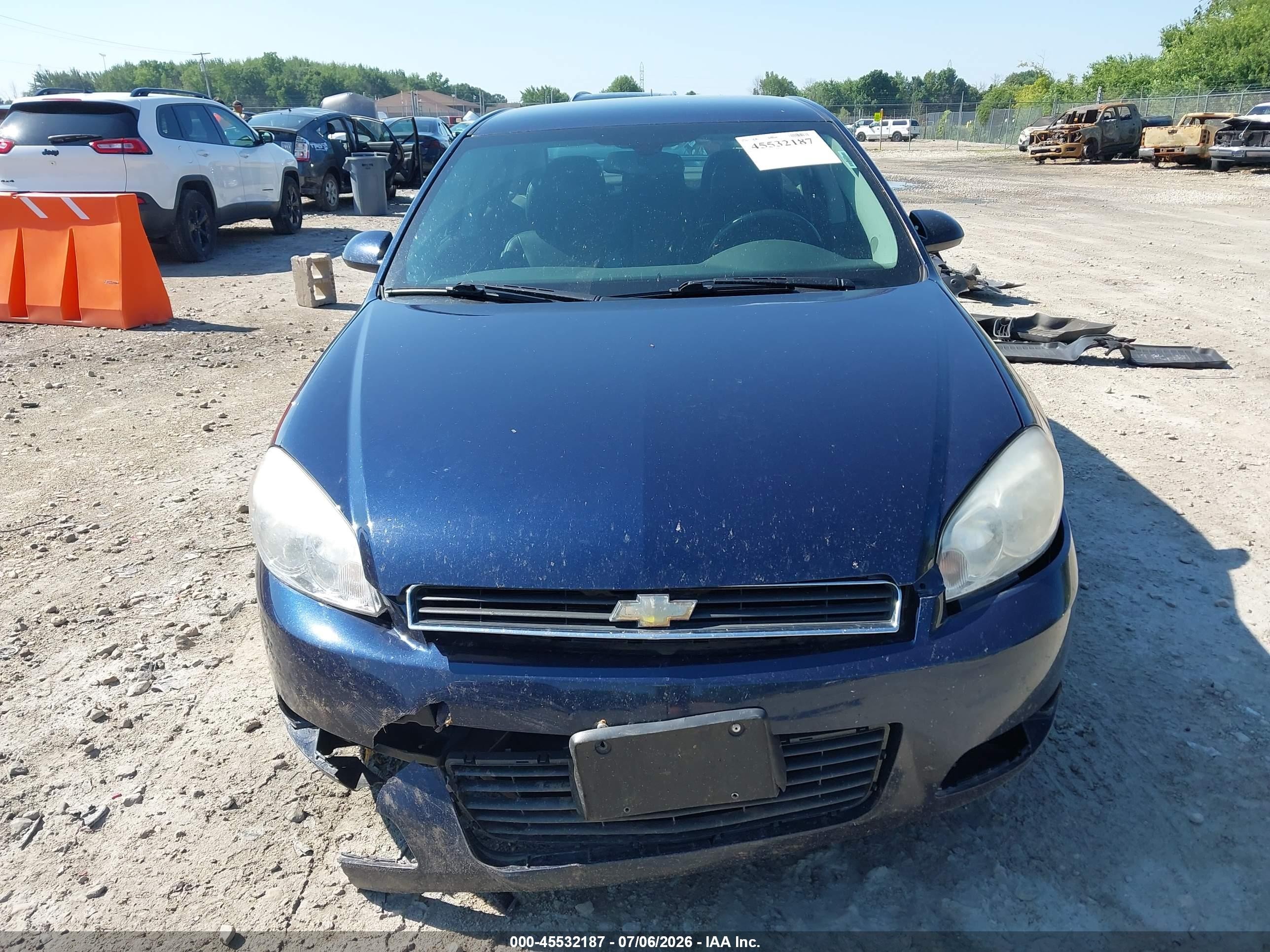 2011 Chevrolet Impala Lt Blue vin: 2G1WB5EK2B1215939