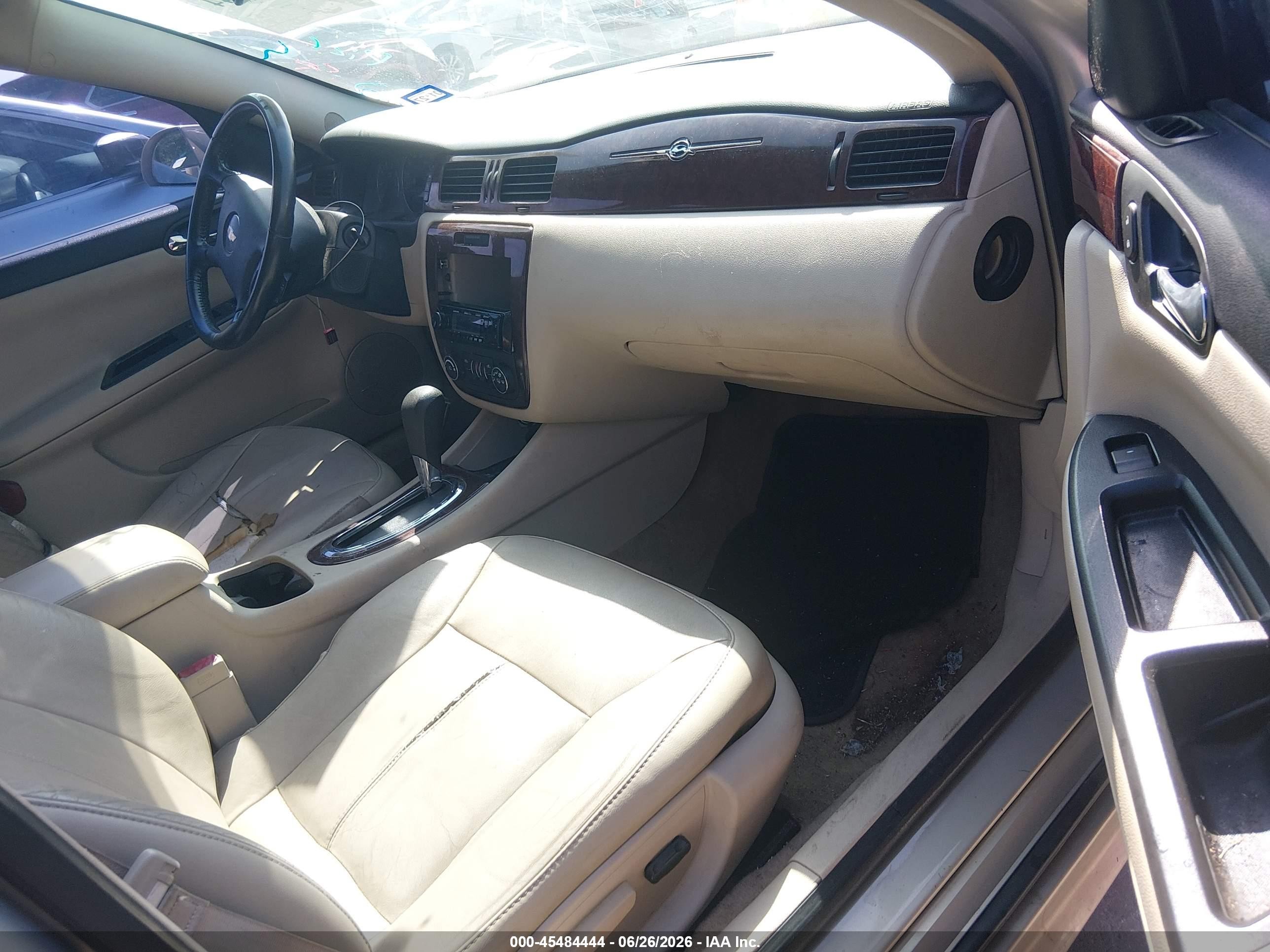 2011 Chevrolet Impala Lt Beige vin: 2G1WB5EK2B1332159