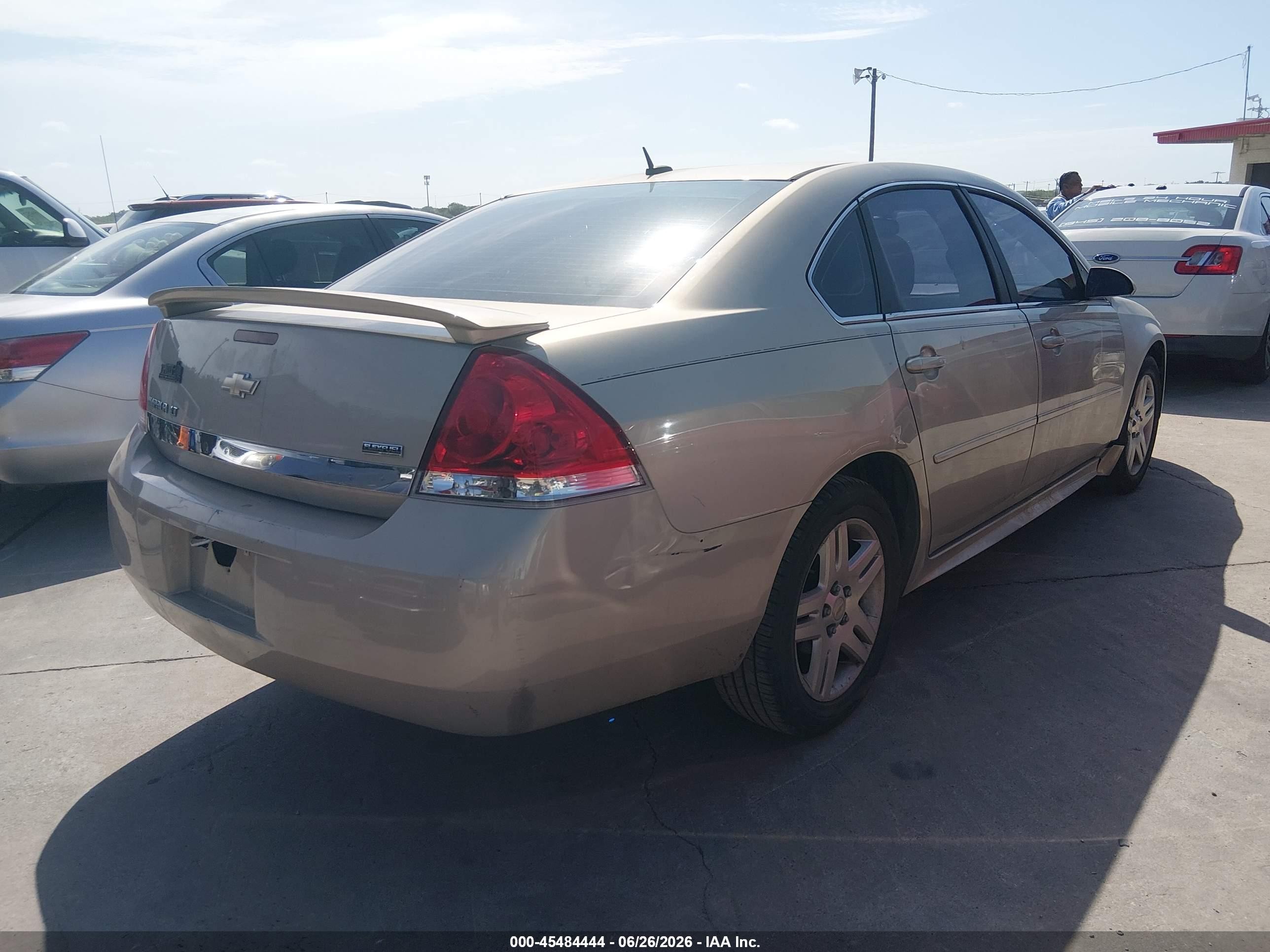 2011 Chevrolet Impala Lt Beige vin: 2G1WB5EK2B1332159