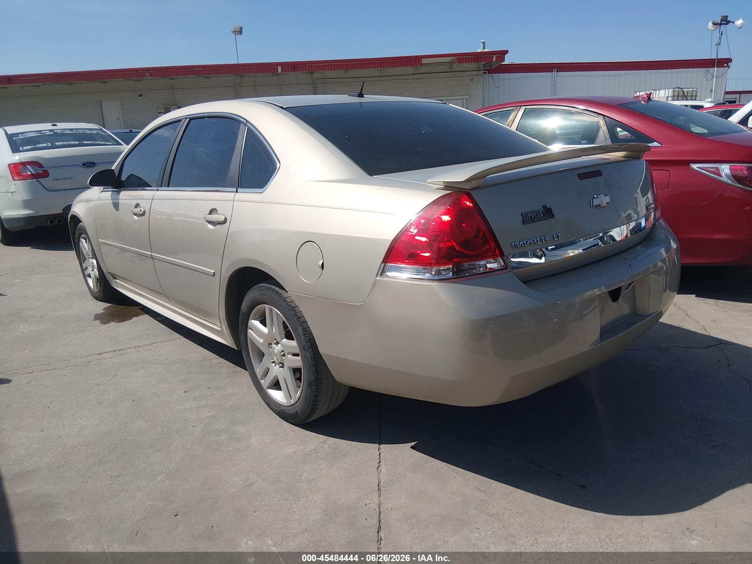 2011 Chevrolet Impala Lt Beige vin: 2G1WB5EK2B1332159