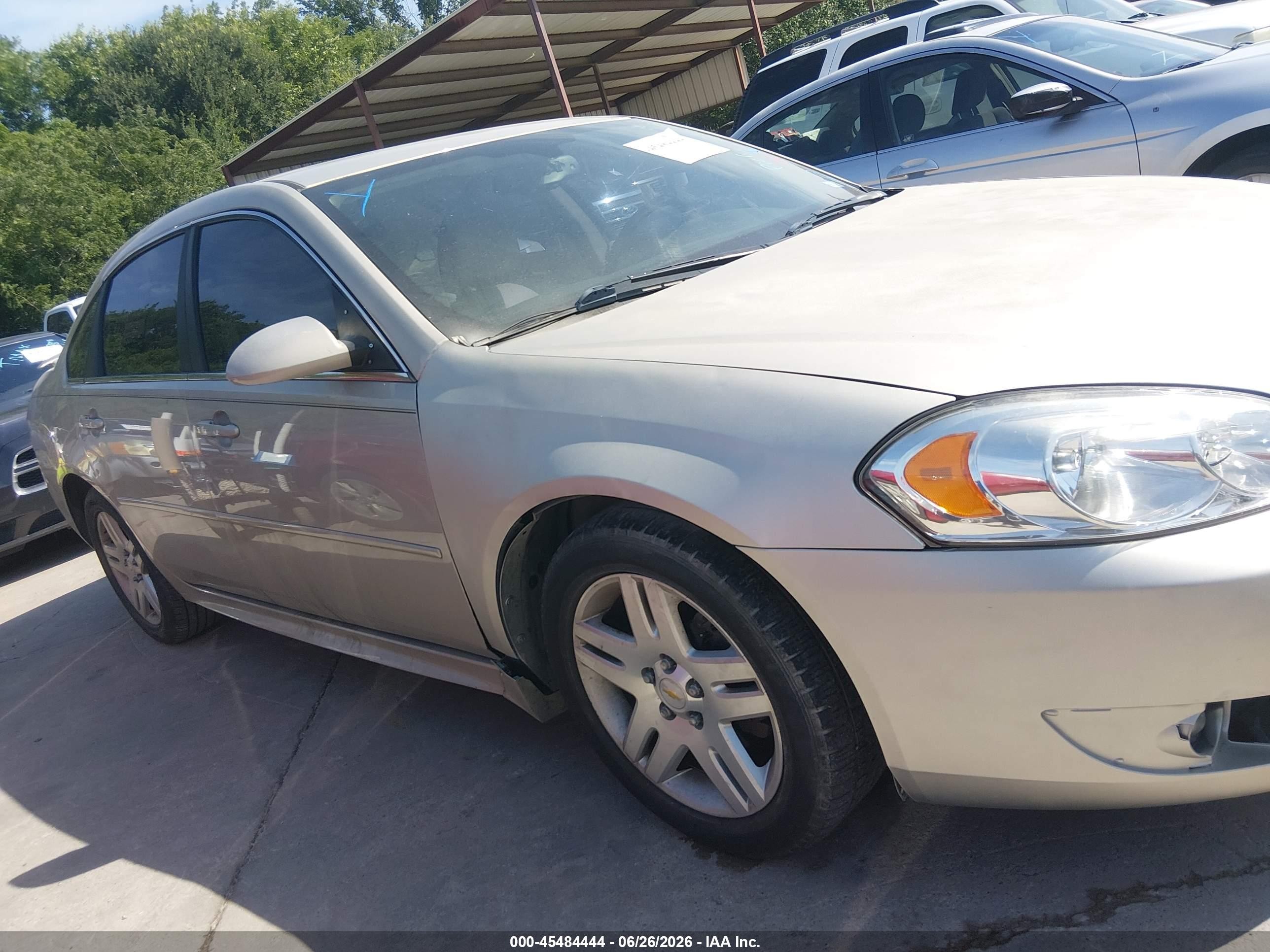 2011 Chevrolet Impala Lt Beige vin: 2G1WB5EK2B1332159
