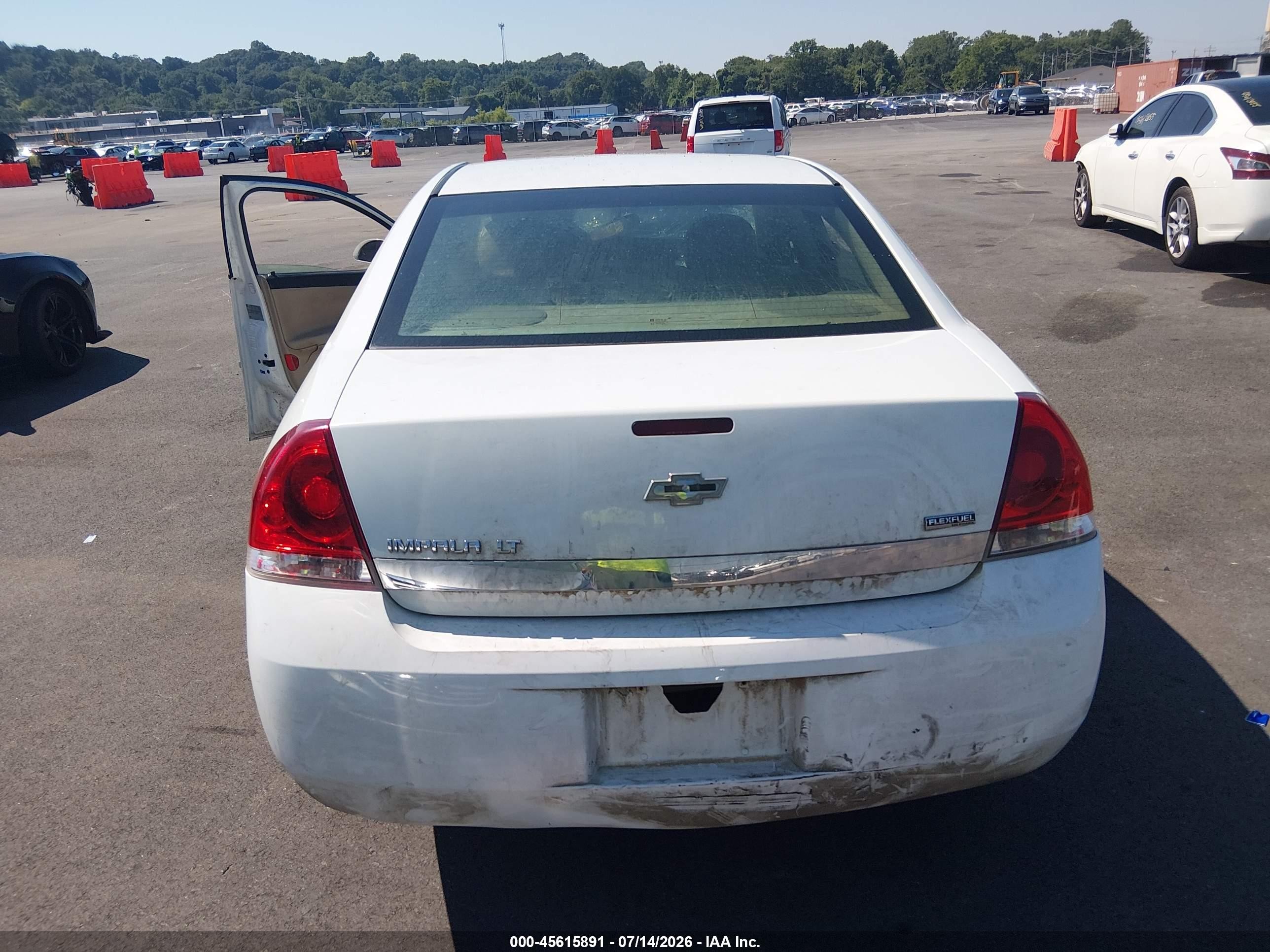 2010 Chevrolet Impala Lt White vin: 2G1WB5EK3A1131790