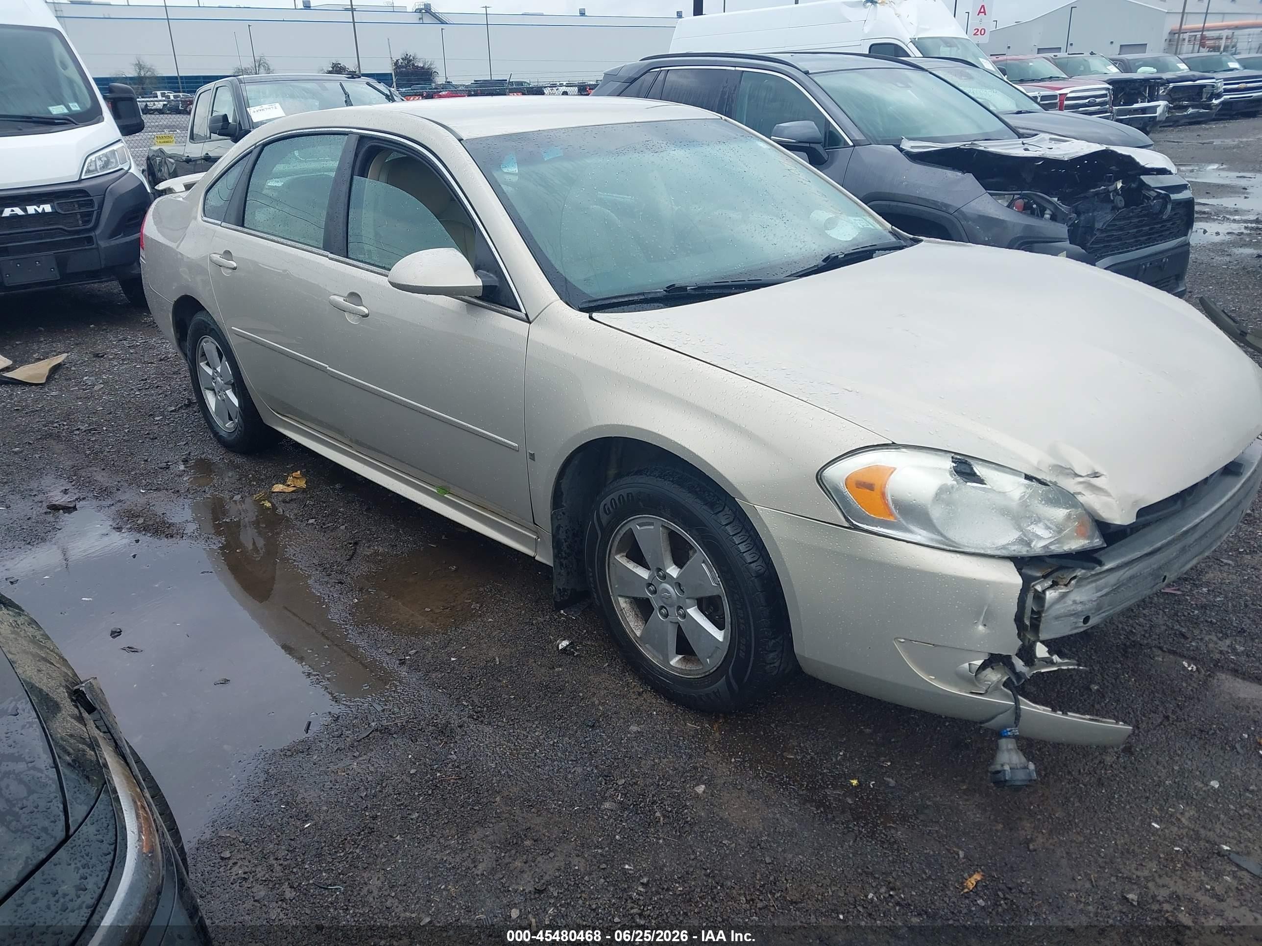 2010 Chevrolet Impala Lt Tan vin: 2G1WB5EK3A1133412