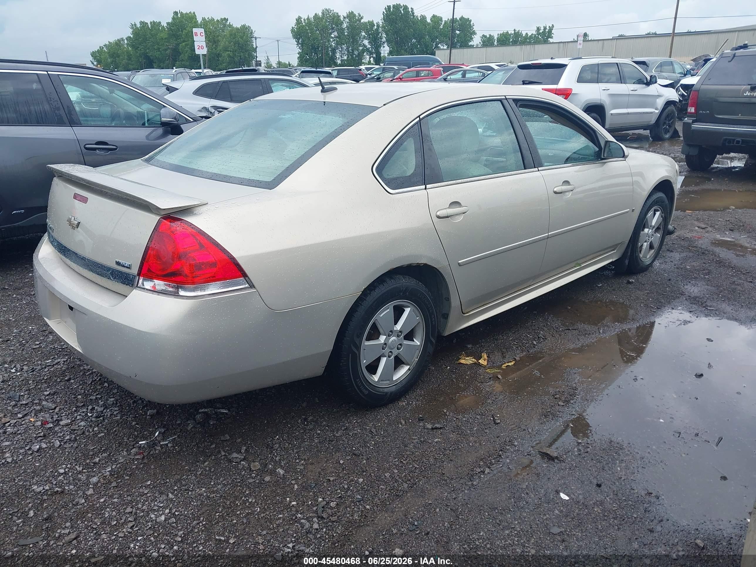 2010 Chevrolet Impala Lt Tan vin: 2G1WB5EK3A1133412