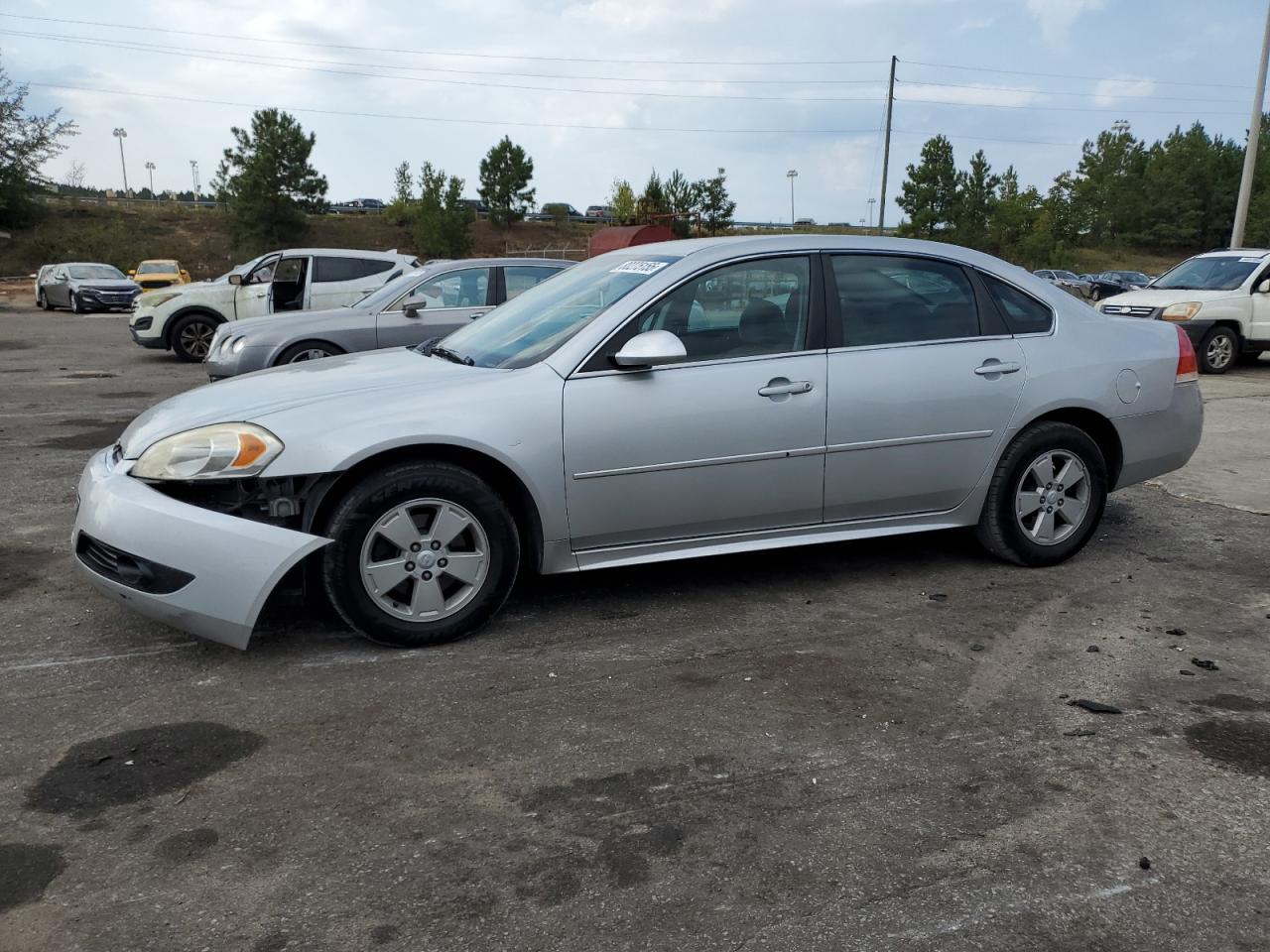 2010 Chevrolet Impala Lt Silver vin: 2G1WB5EK3A1182707