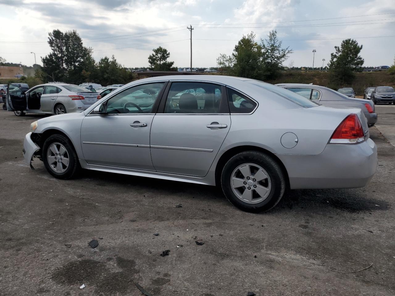 2010 Chevrolet Impala Lt Silver vin: 2G1WB5EK3A1182707