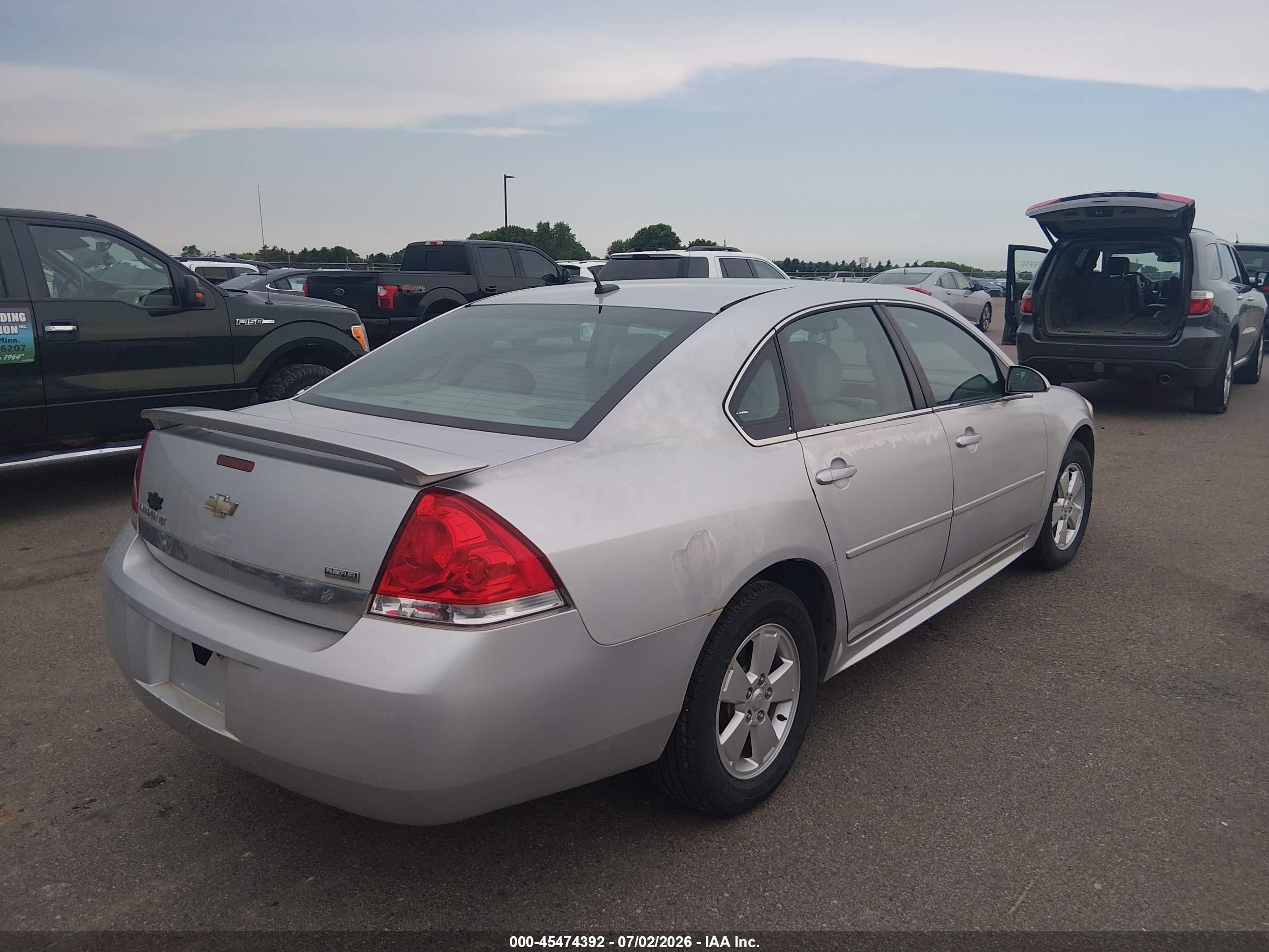 2010 Chevrolet Impala Lt Серебряный vin: 2G1WB5EK3A1226964