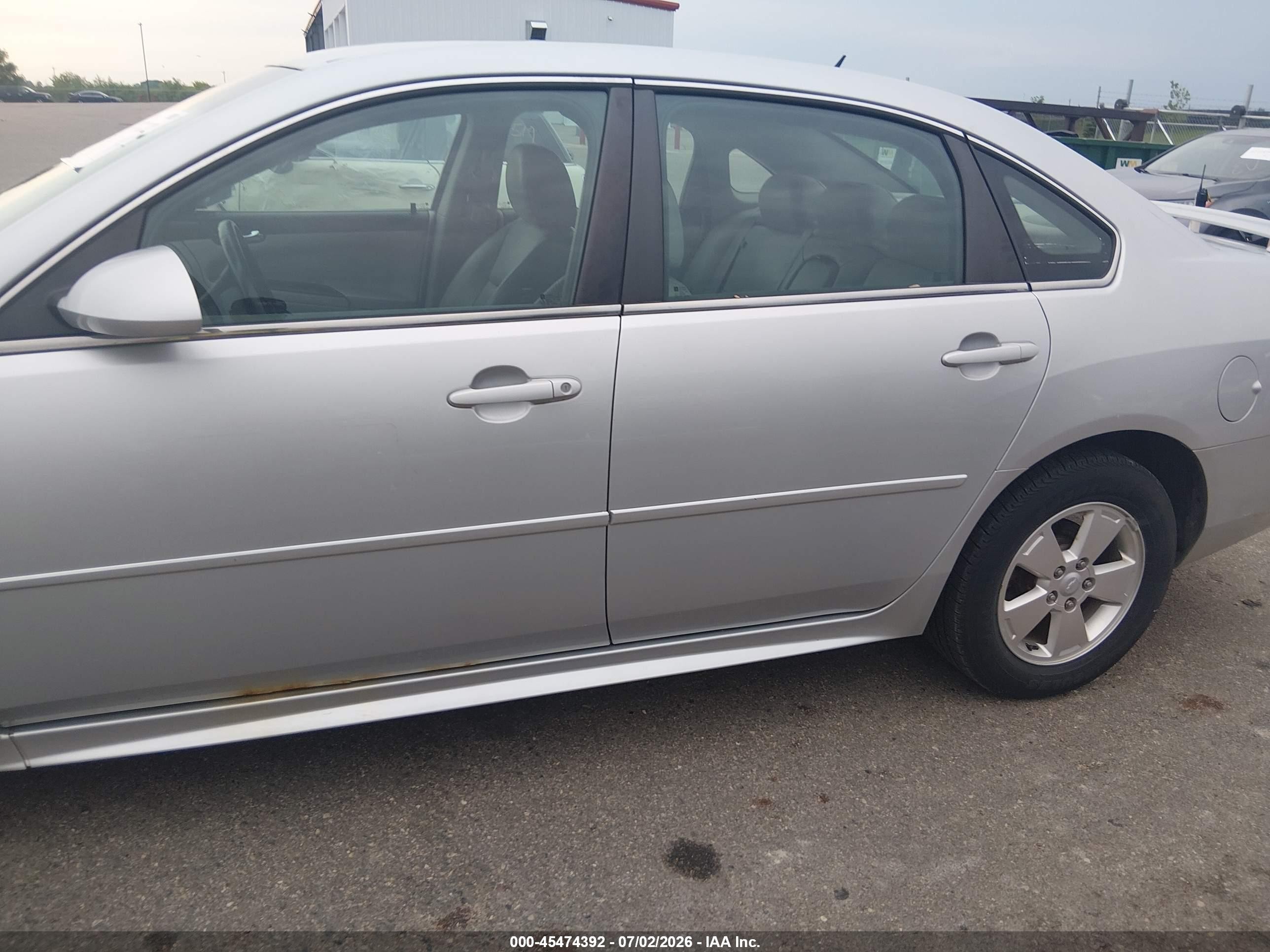 2010 Chevrolet Impala Lt Серебряный vin: 2G1WB5EK3A1226964
