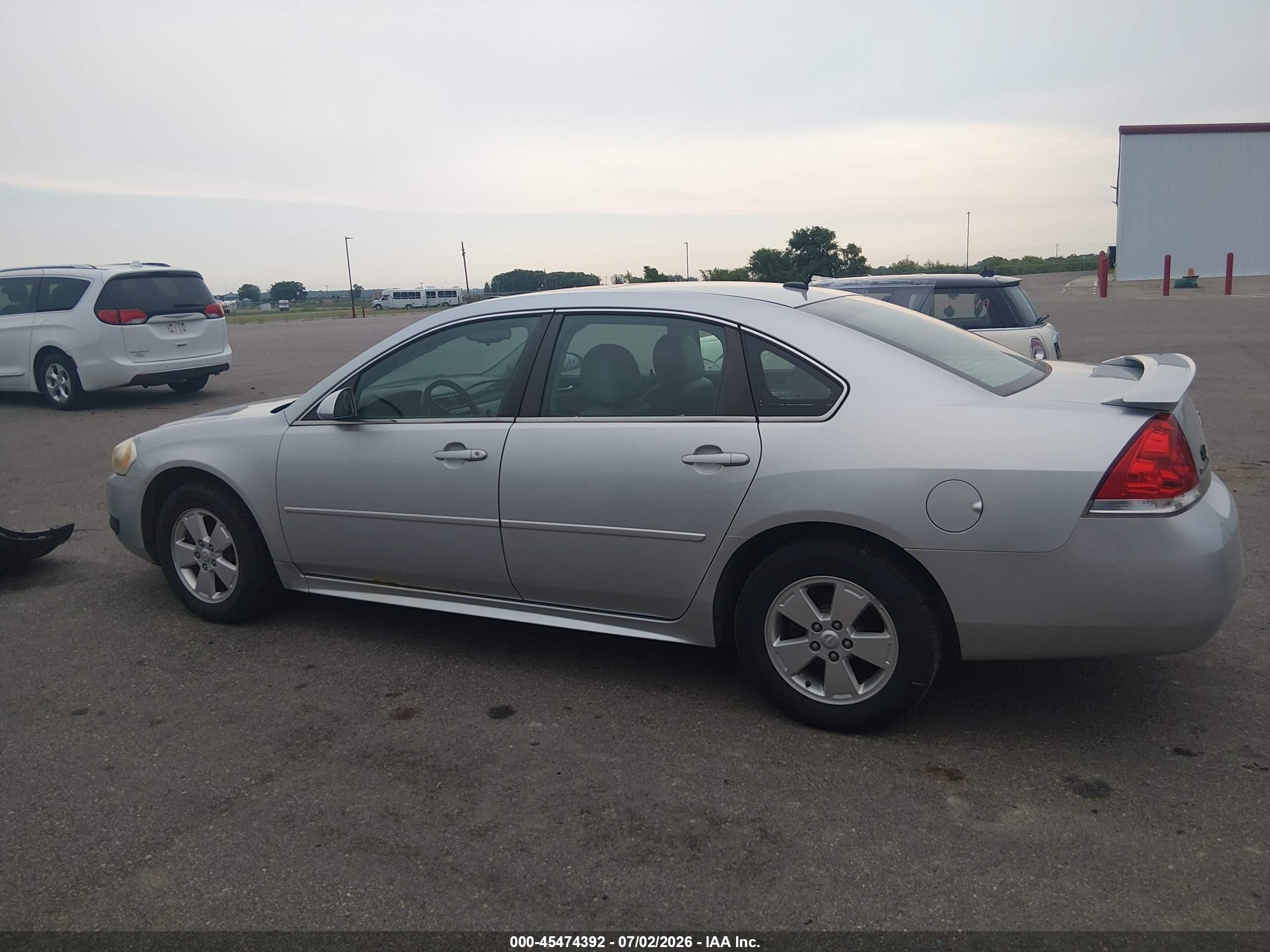 2010 Chevrolet Impala Lt Серебряный vin: 2G1WB5EK3A1226964