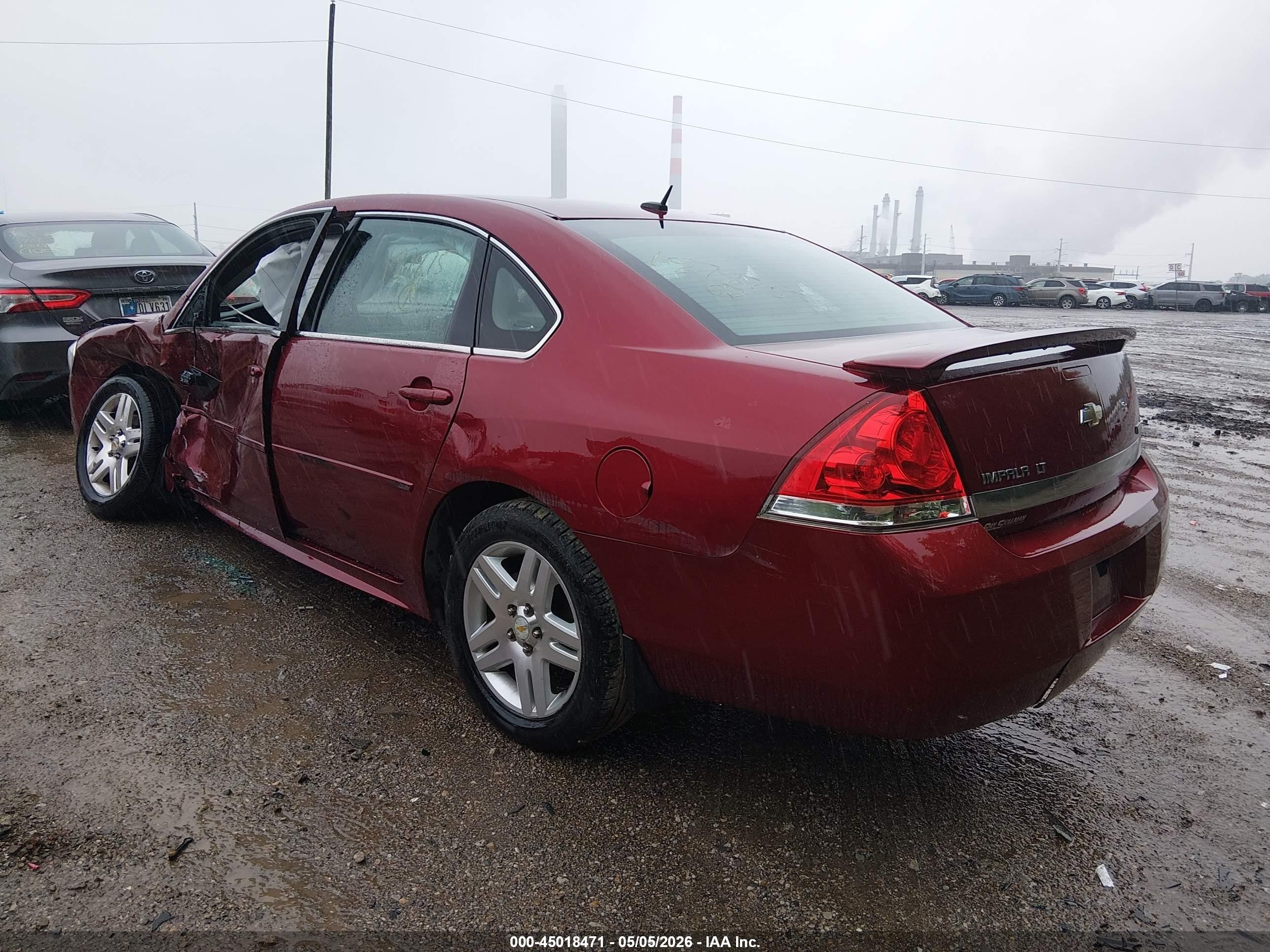 2011 Chevrolet Impala Lt Red vin: 2G1WB5EK3B1187875